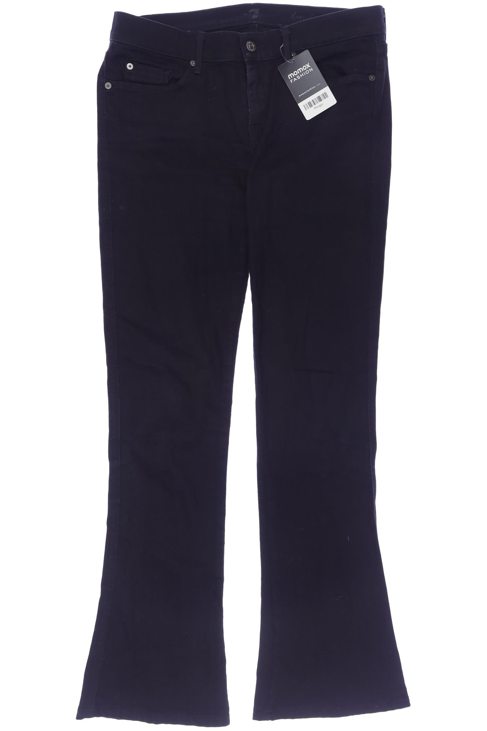 

7 for all mankind Damen Jeans, schwarz, Gr. 30