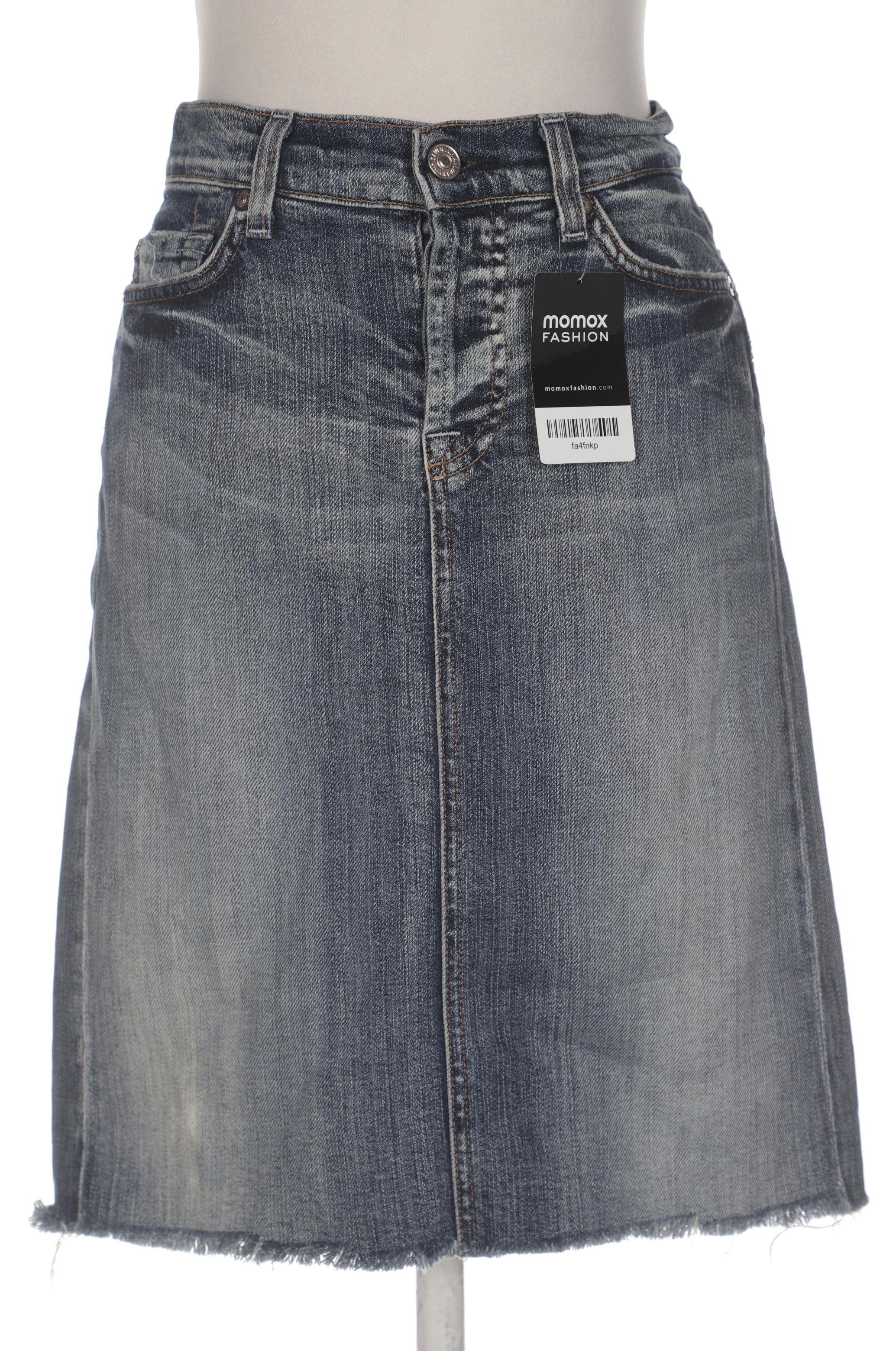 

7 for all mankind Damen Rock, marineblau, Gr. 40