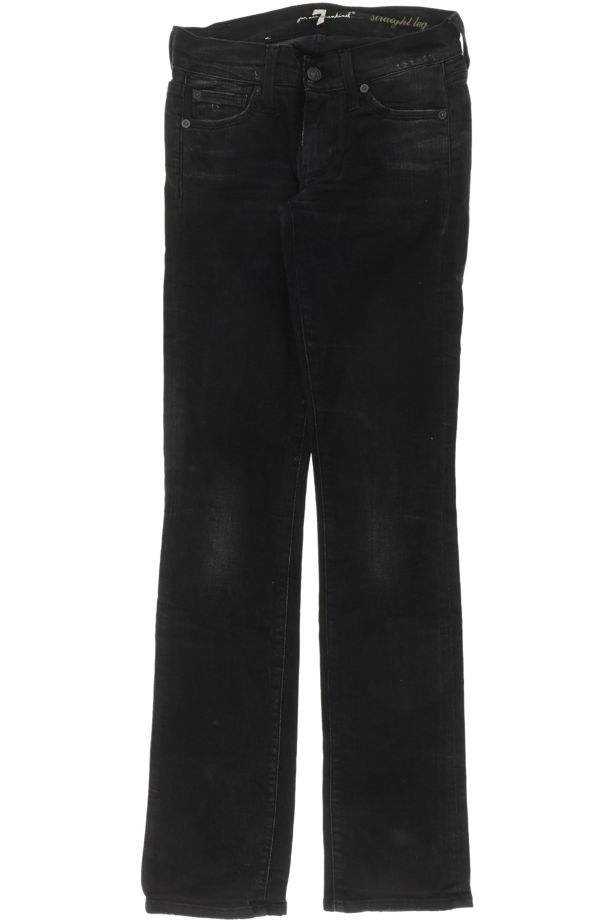 

7 for all mankind Damen Jeans, schwarz, Gr. 24