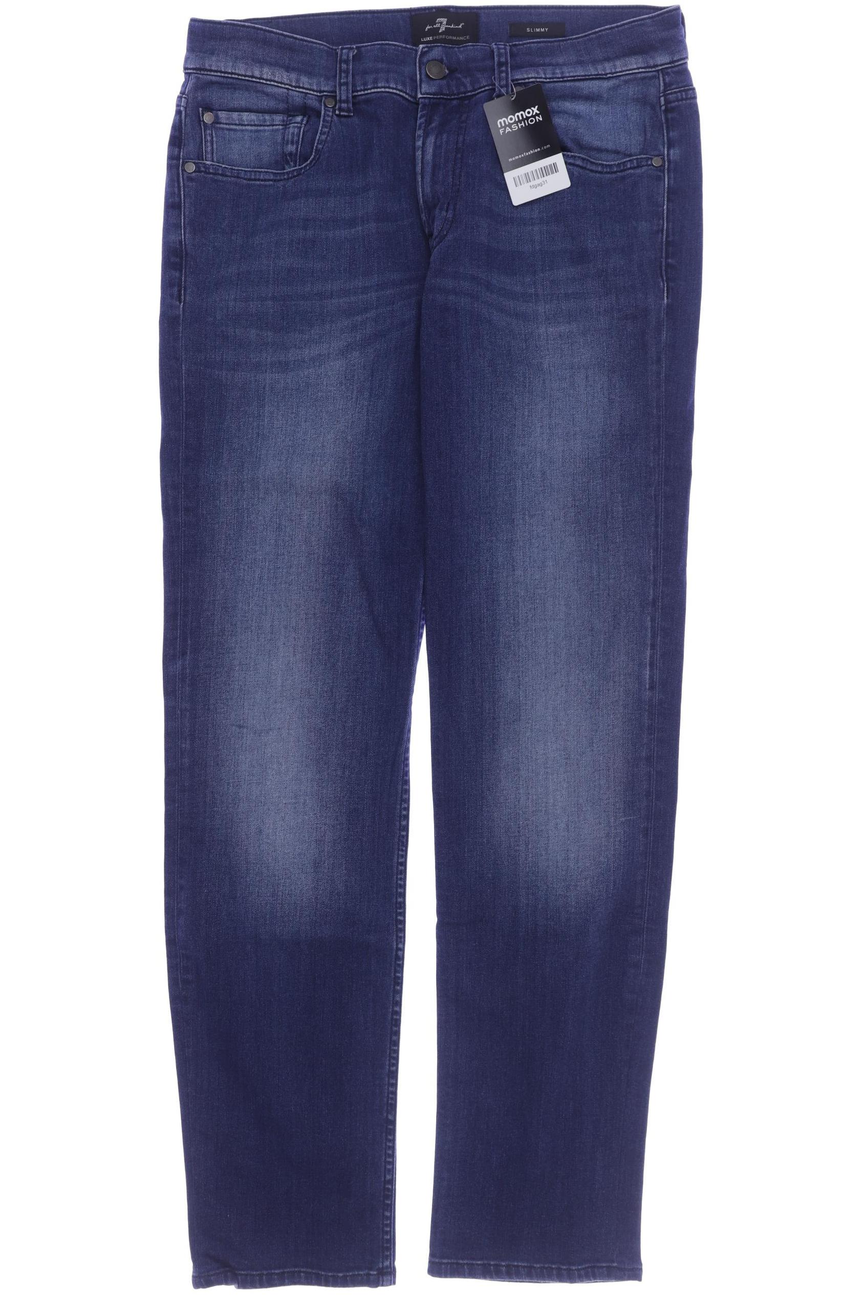

7 for all mankind Herren Jeans, blau