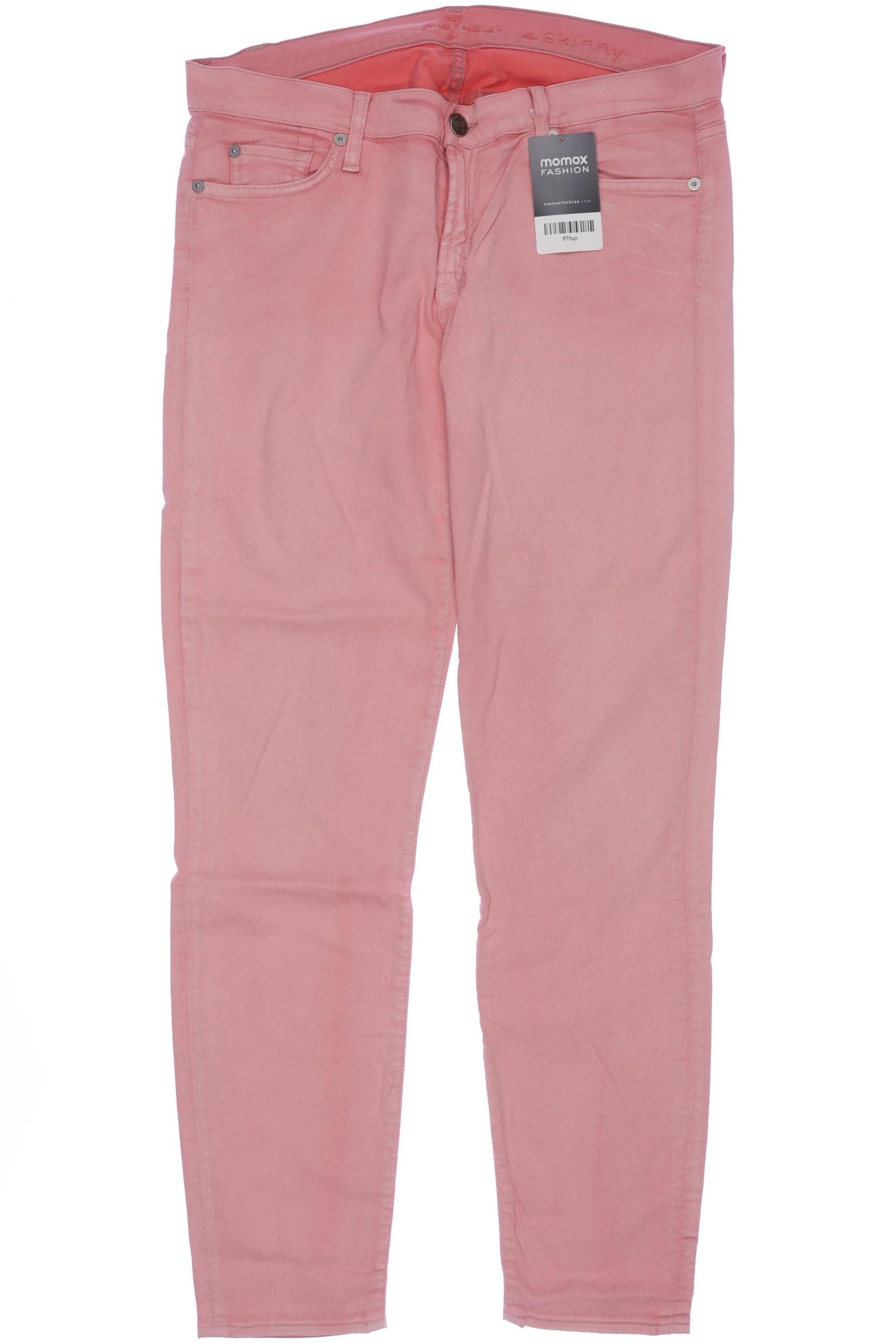 

7 for all mankind Damen Jeans, pink, Gr. 30