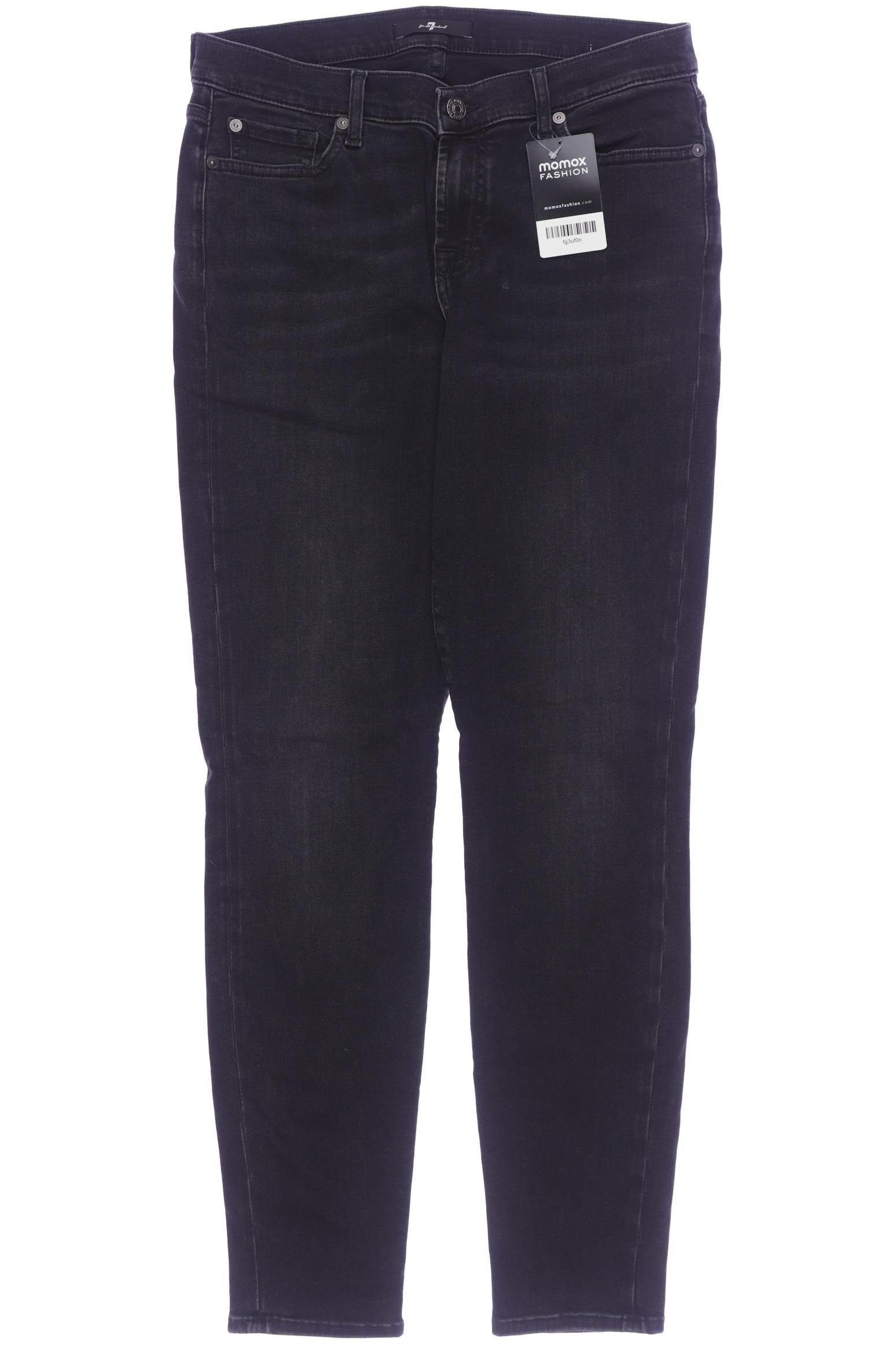 

7 for all mankind Damen Jeans, schwarz, Gr. 30