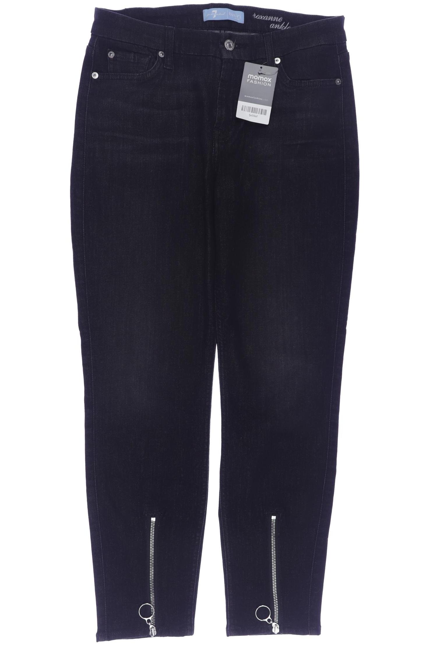 

7 for all mankind Damen Jeans, schwarz, Gr. 28