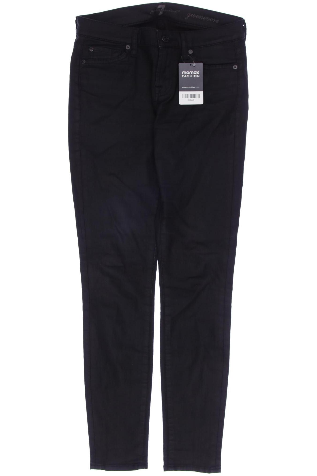 

7 for all mankind Damen Stoffhose, schwarz