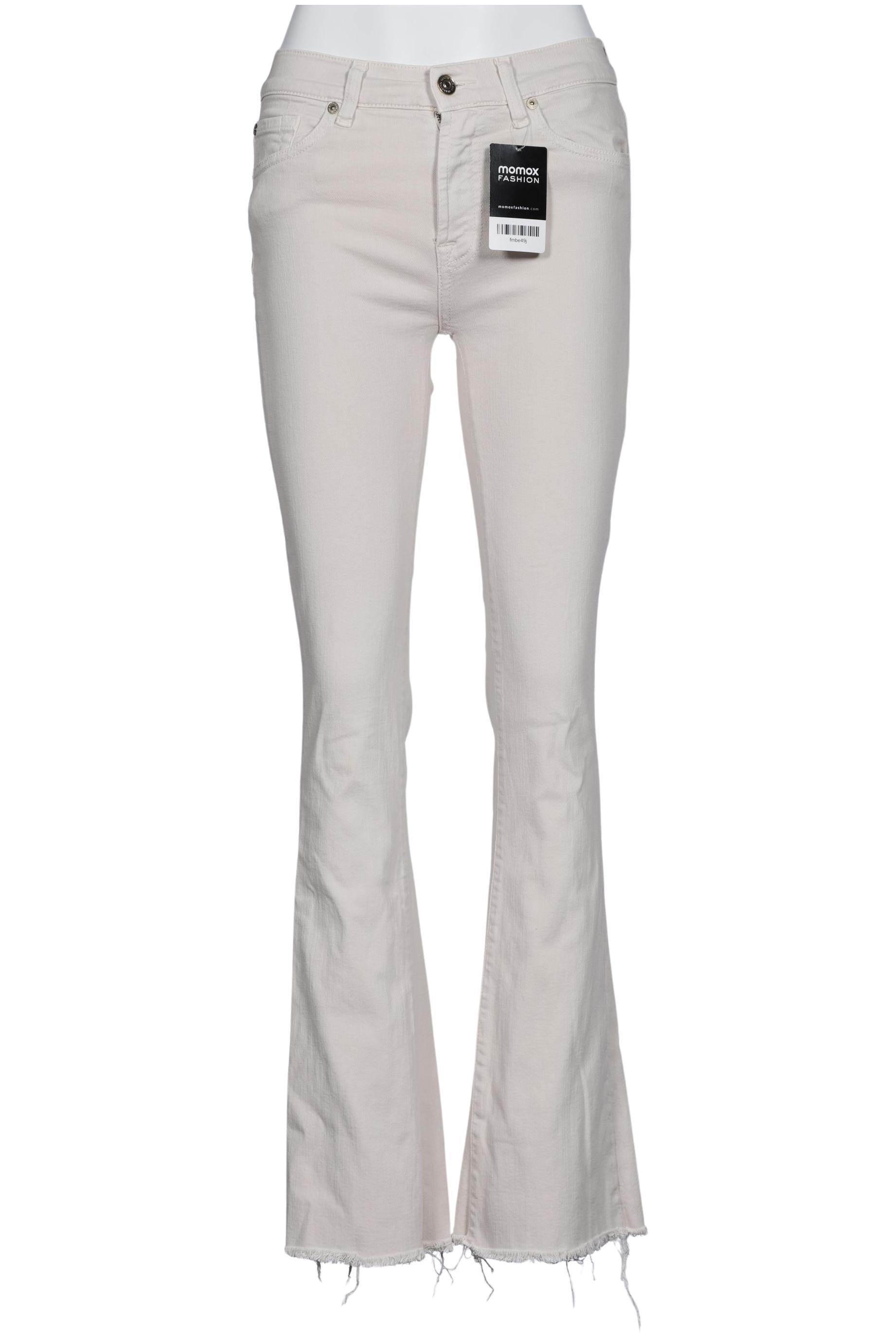 

7 for all mankind Damen Jeans, cremeweiß, Gr. 27