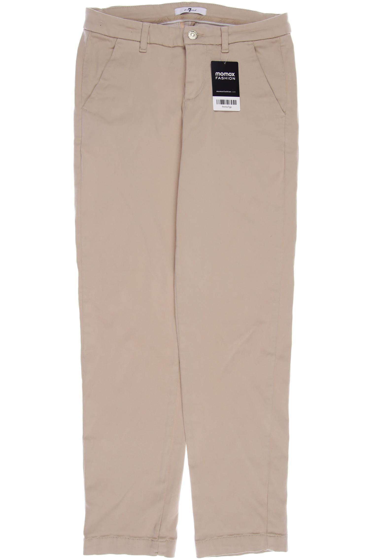 

7 for all mankind Damen Stoffhose, beige
