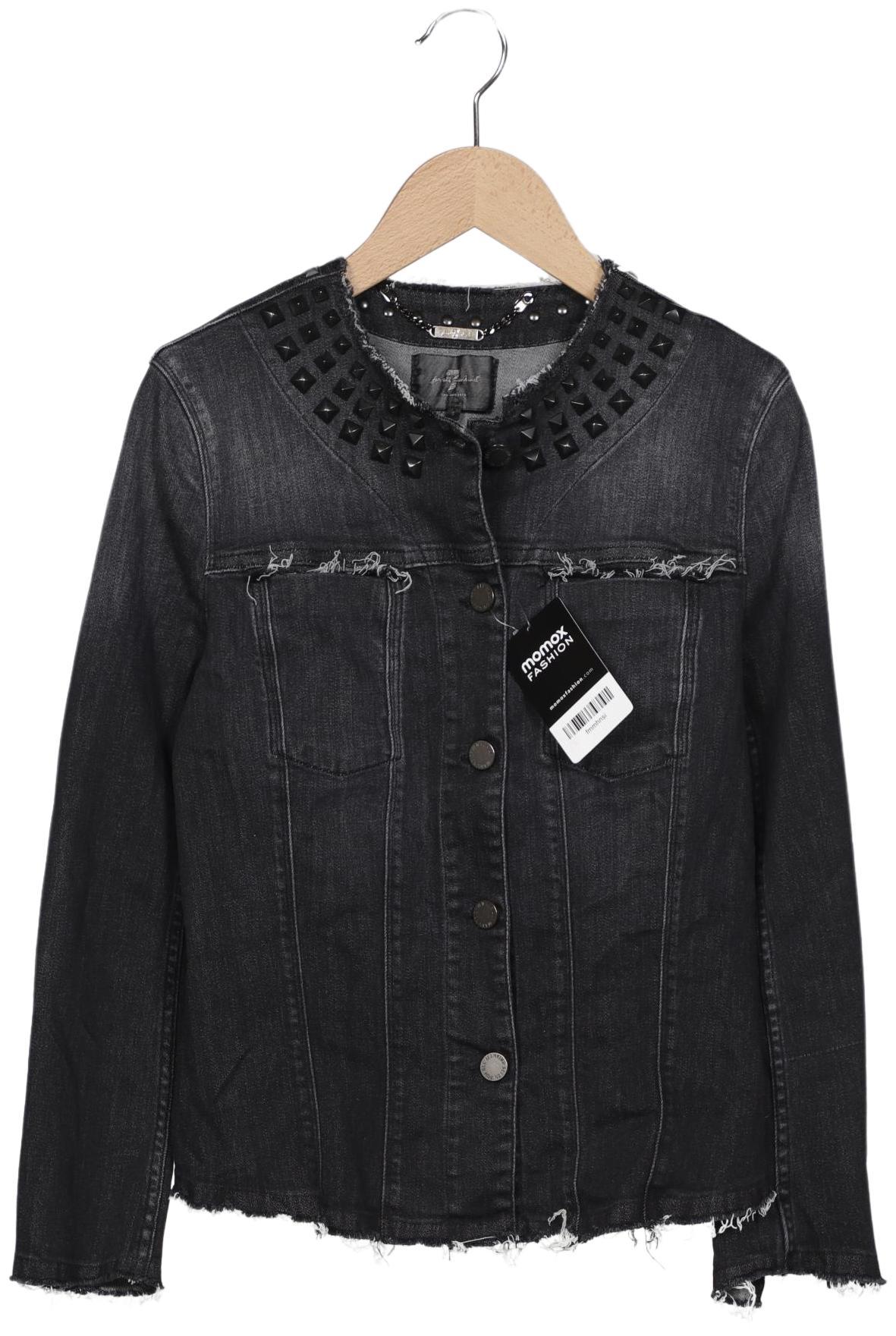 

7 for all mankind Damen Jacke, schwarz, Gr. 36