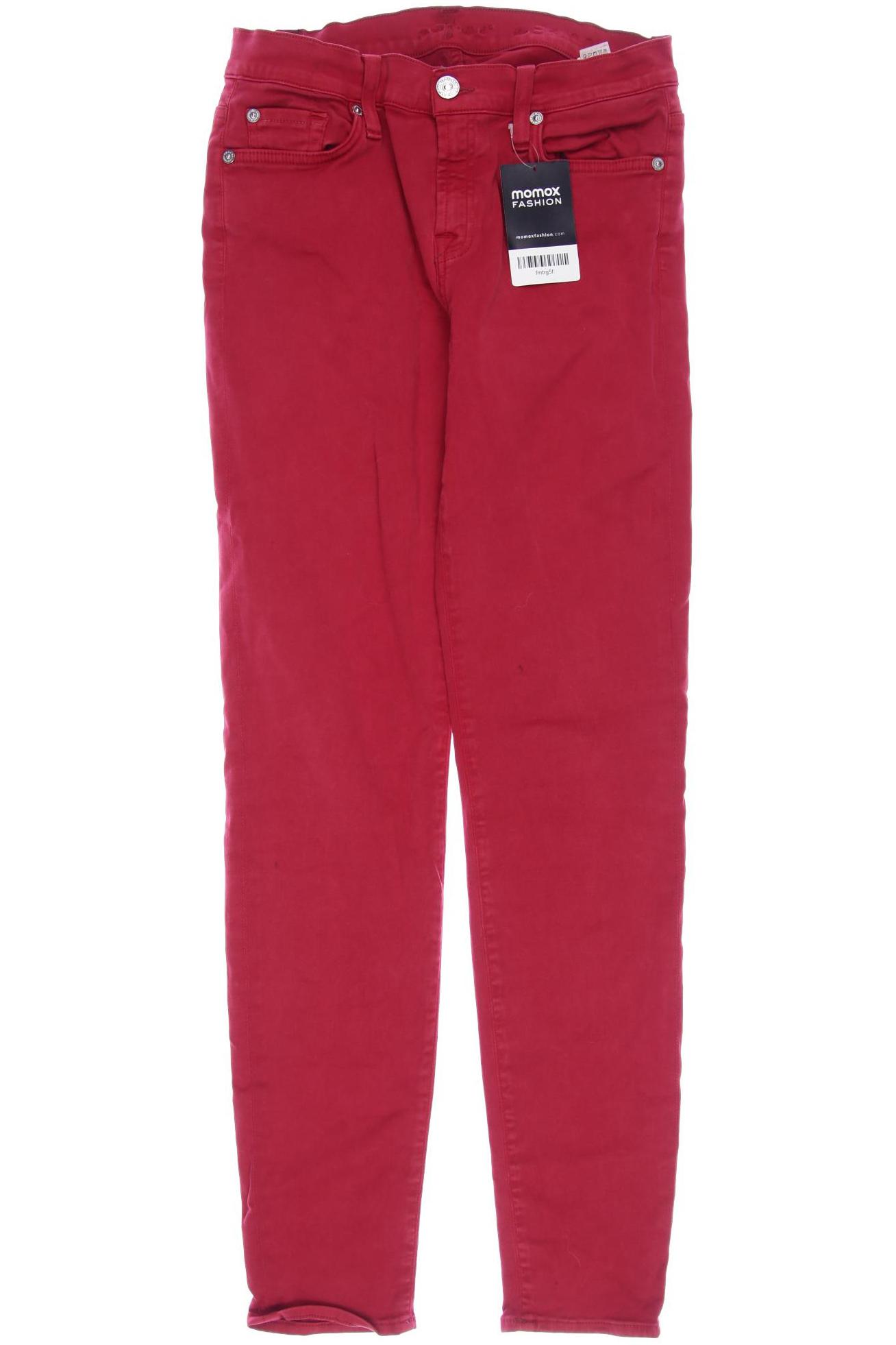 

7 for all mankind Damen Jeans, rot