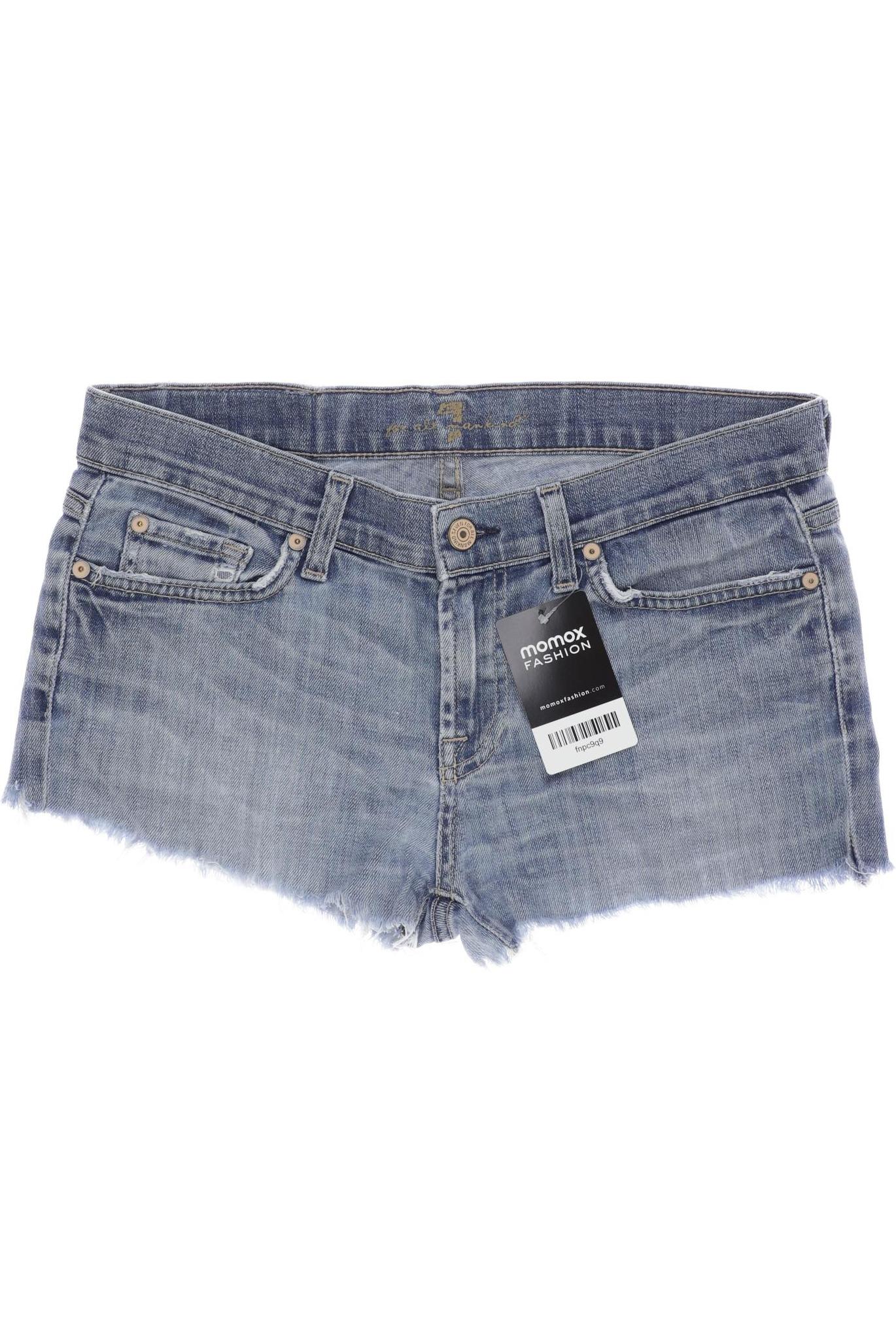 

7 for all mankind Damen Shorts, blau, Gr. 28
