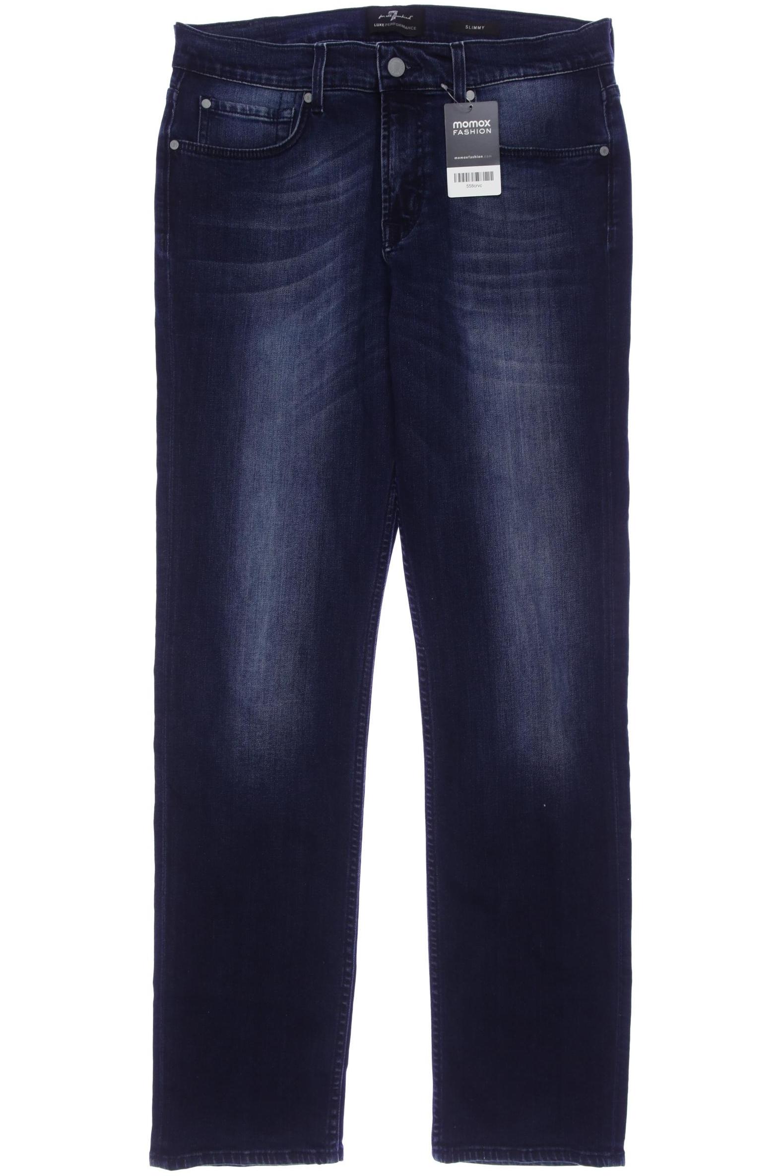 

7 for all mankind Herren Jeans, marineblau, Gr. 33