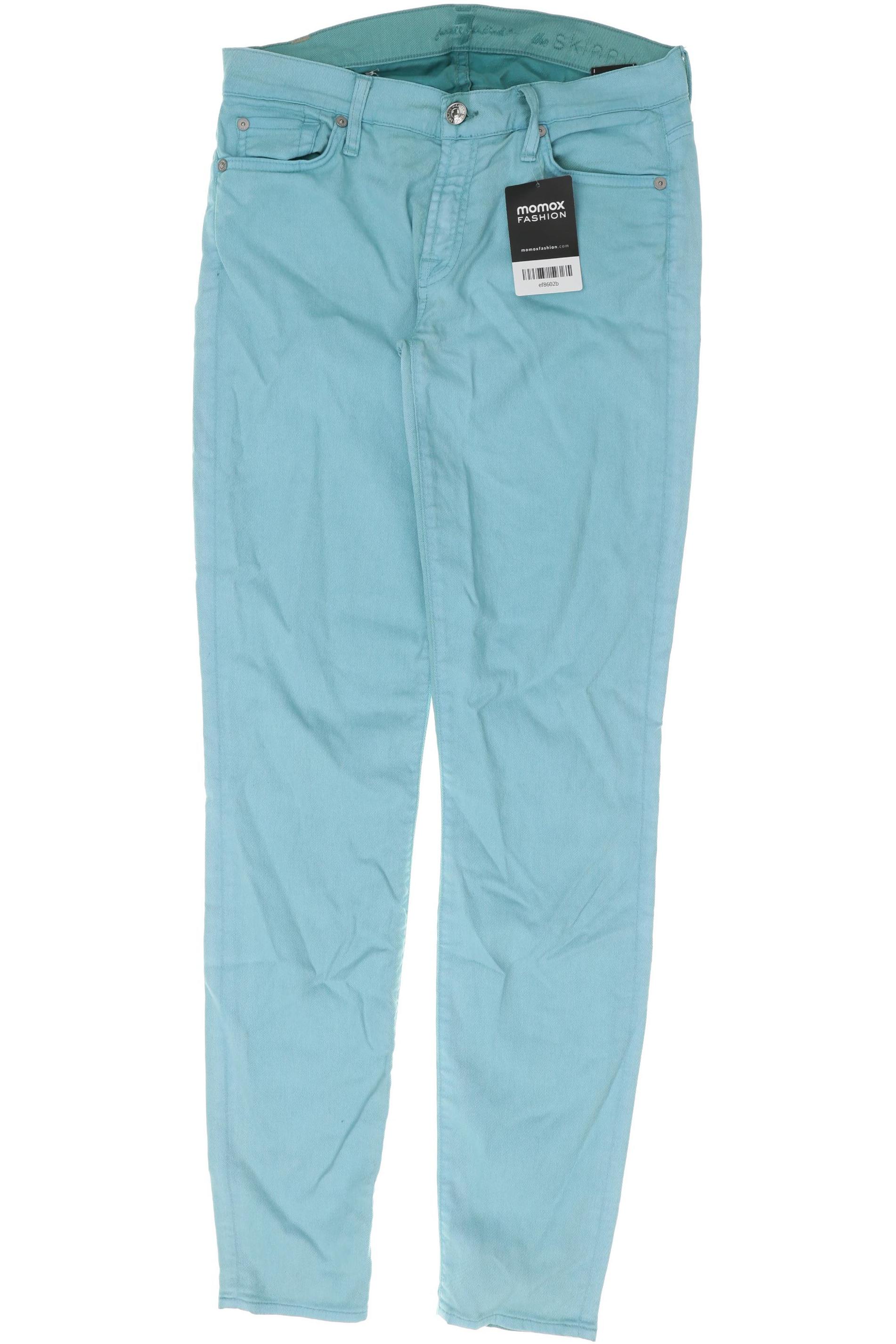 

7 for all mankind Damen Jeans, türkis, Gr. 27