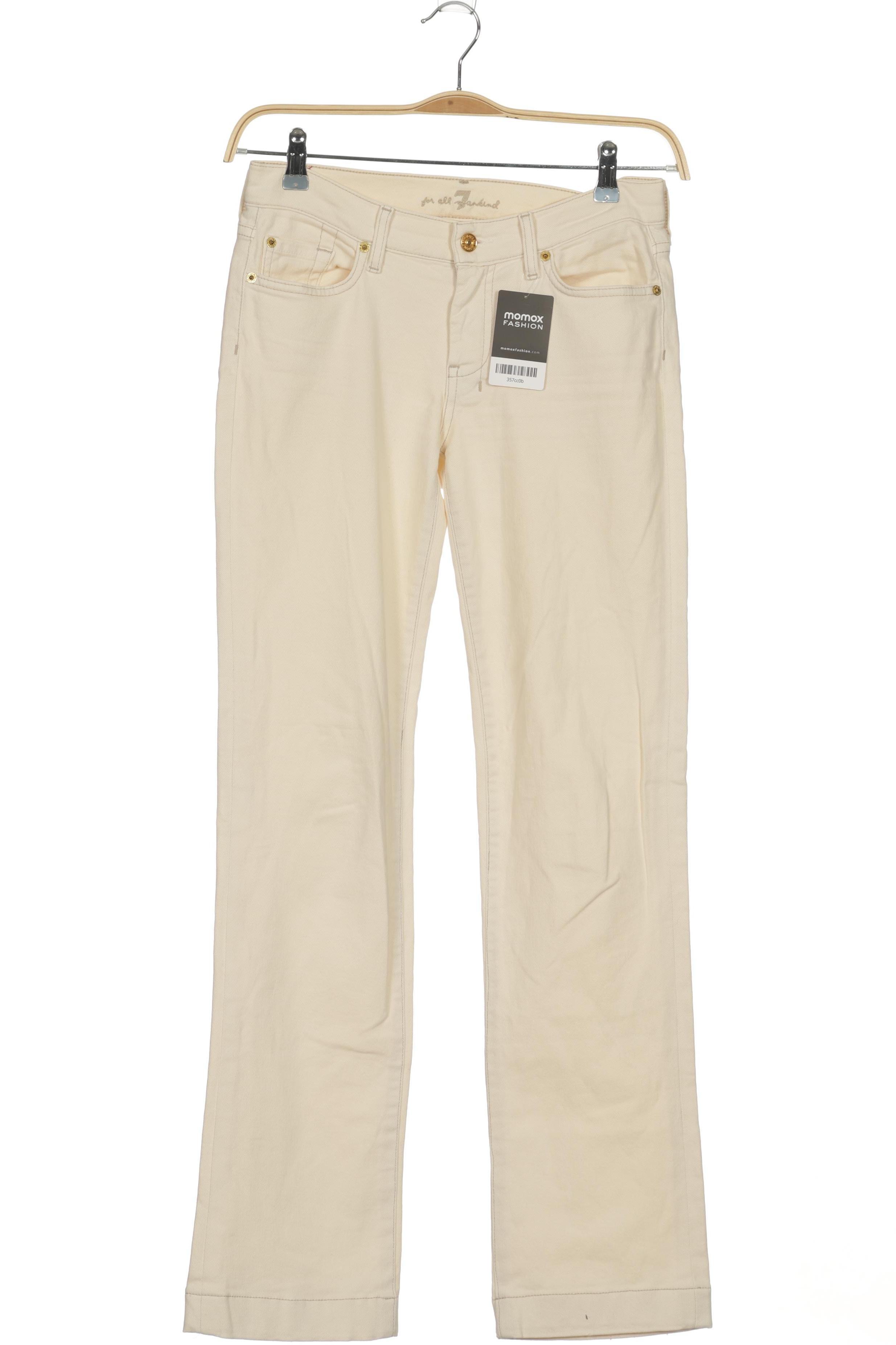

7 for all mankind Damen Jeans, beige, Gr. 27
