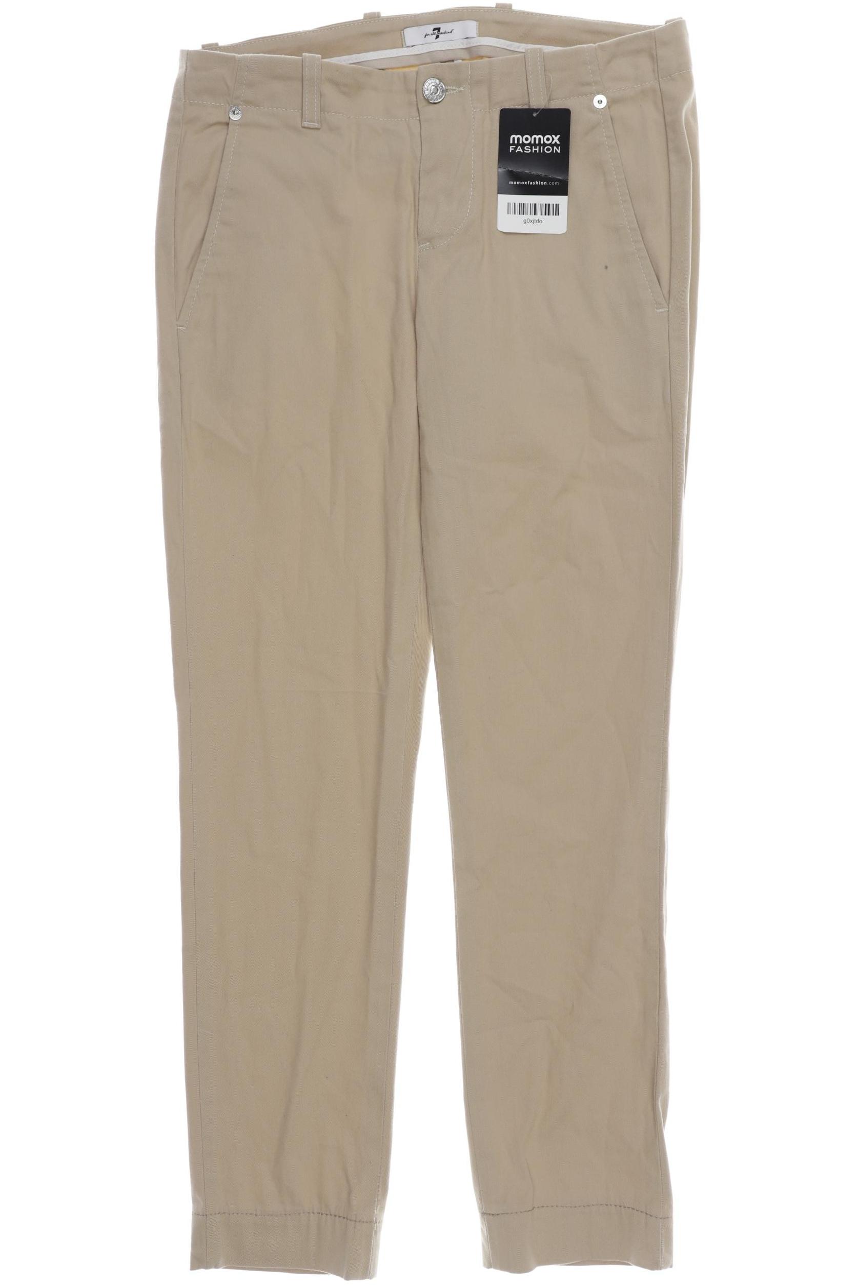 

7 for all mankind Damen Stoffhose, beige, Gr. 34