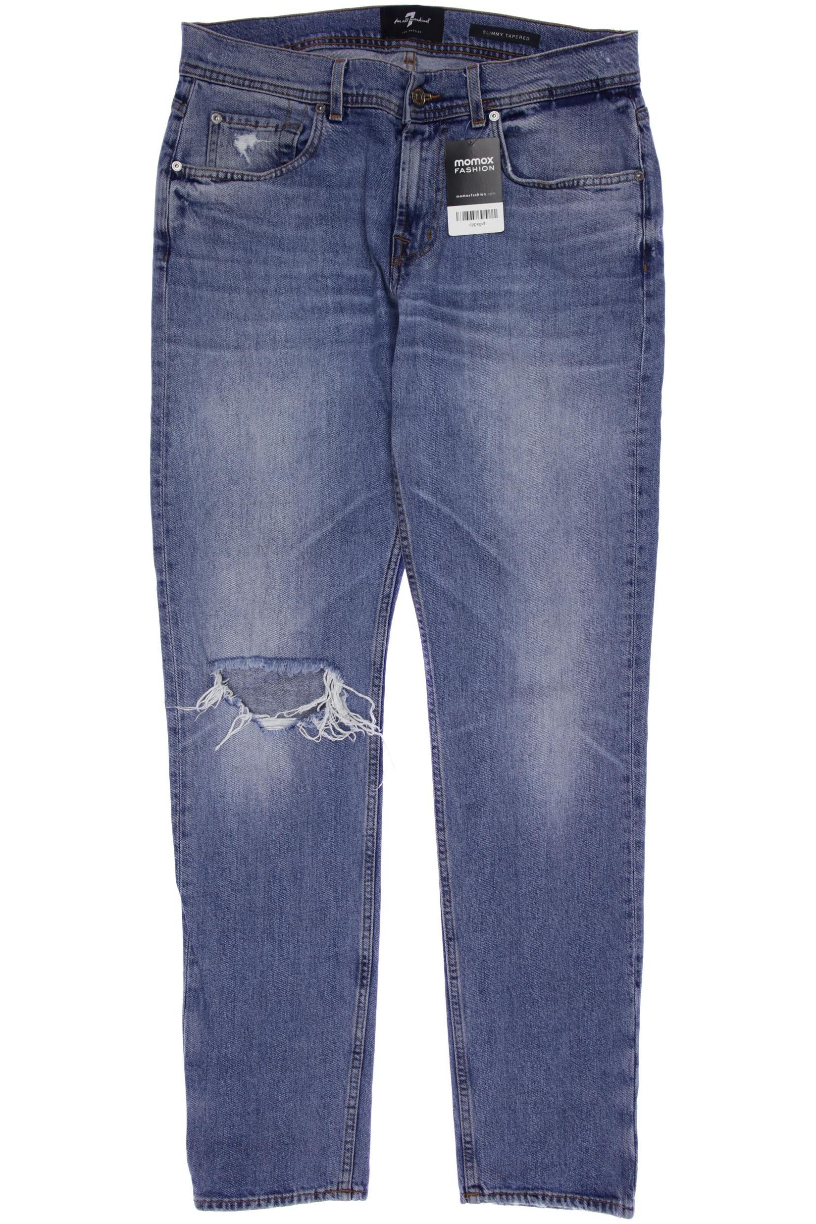 

7 for all mankind Herren Jeans, blau, Gr. 32