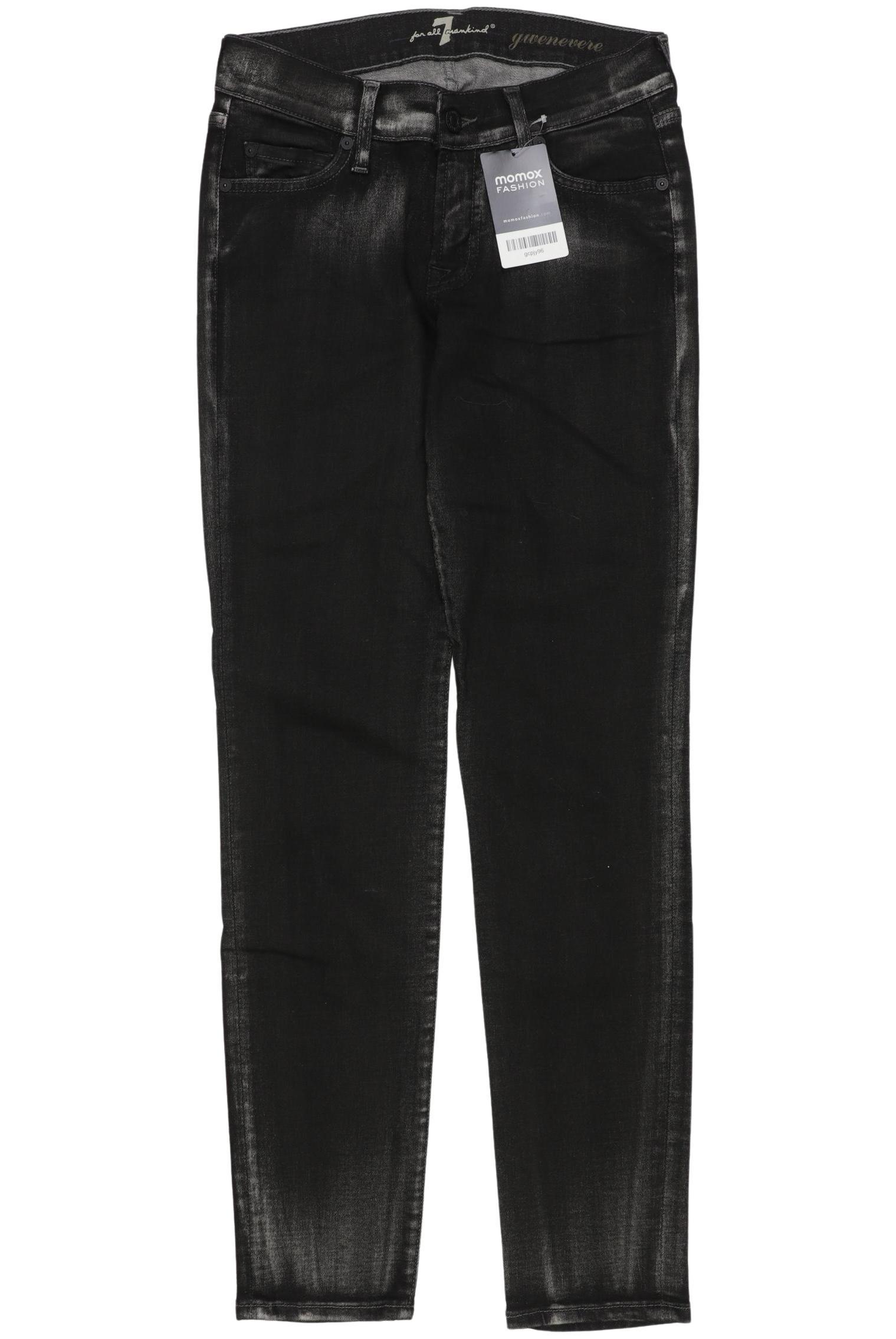 

7 for all mankind Damen Jeans, schwarz, Gr. 26