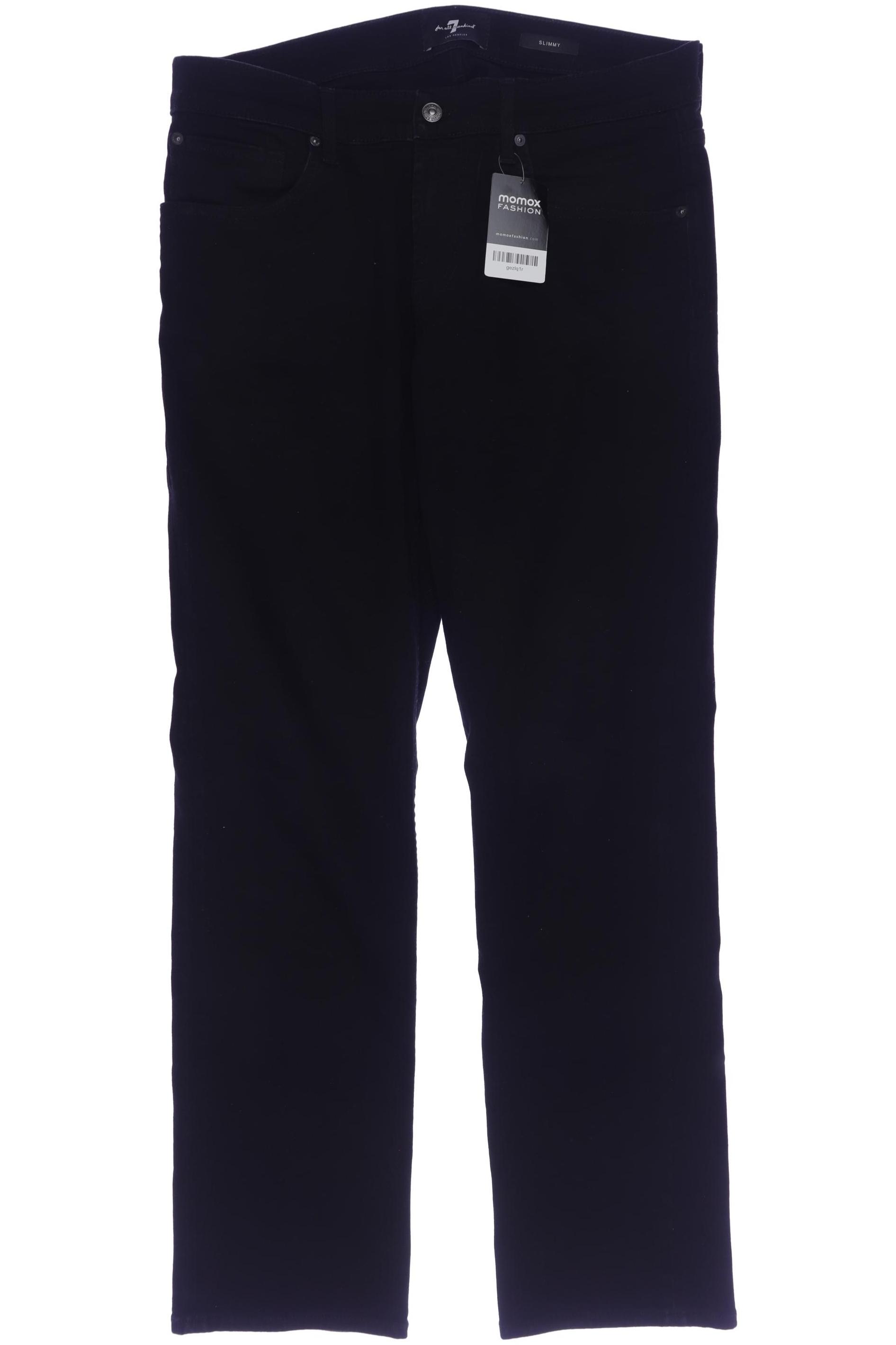 

7 for all mankind Herren Jeans, schwarz, Gr. 34
