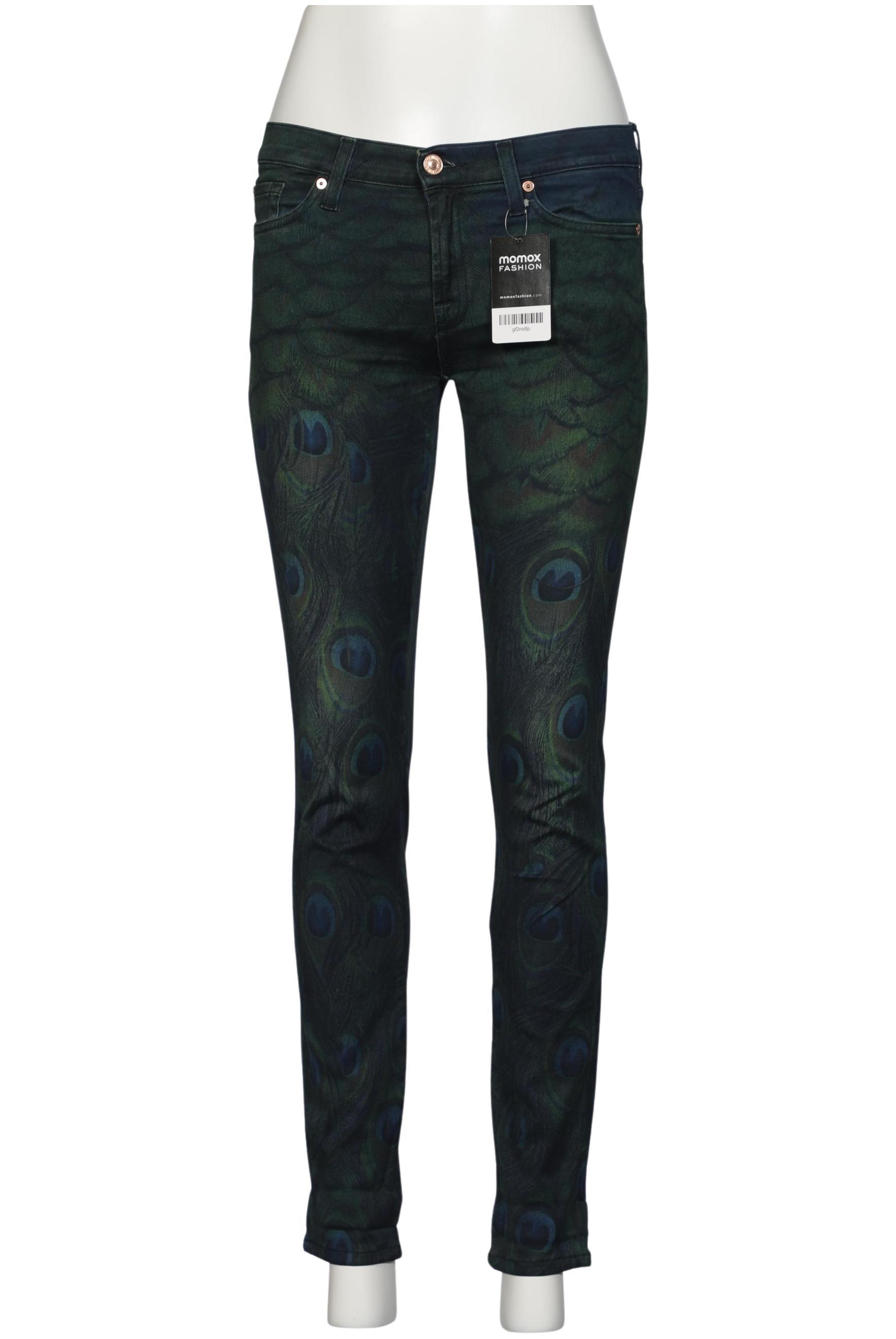 

7 for all mankind Damen Jeans, grün, Gr. 29