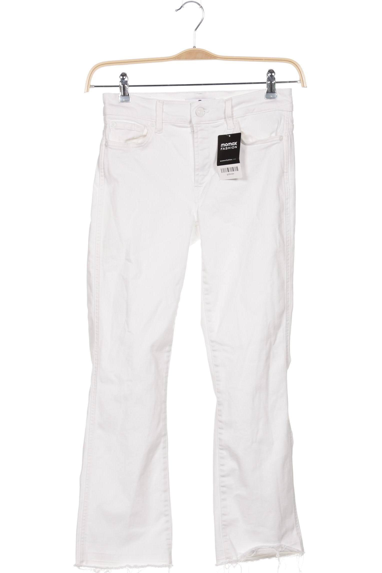 

7 for all mankind Damen Jeans, weiß, Gr. 28