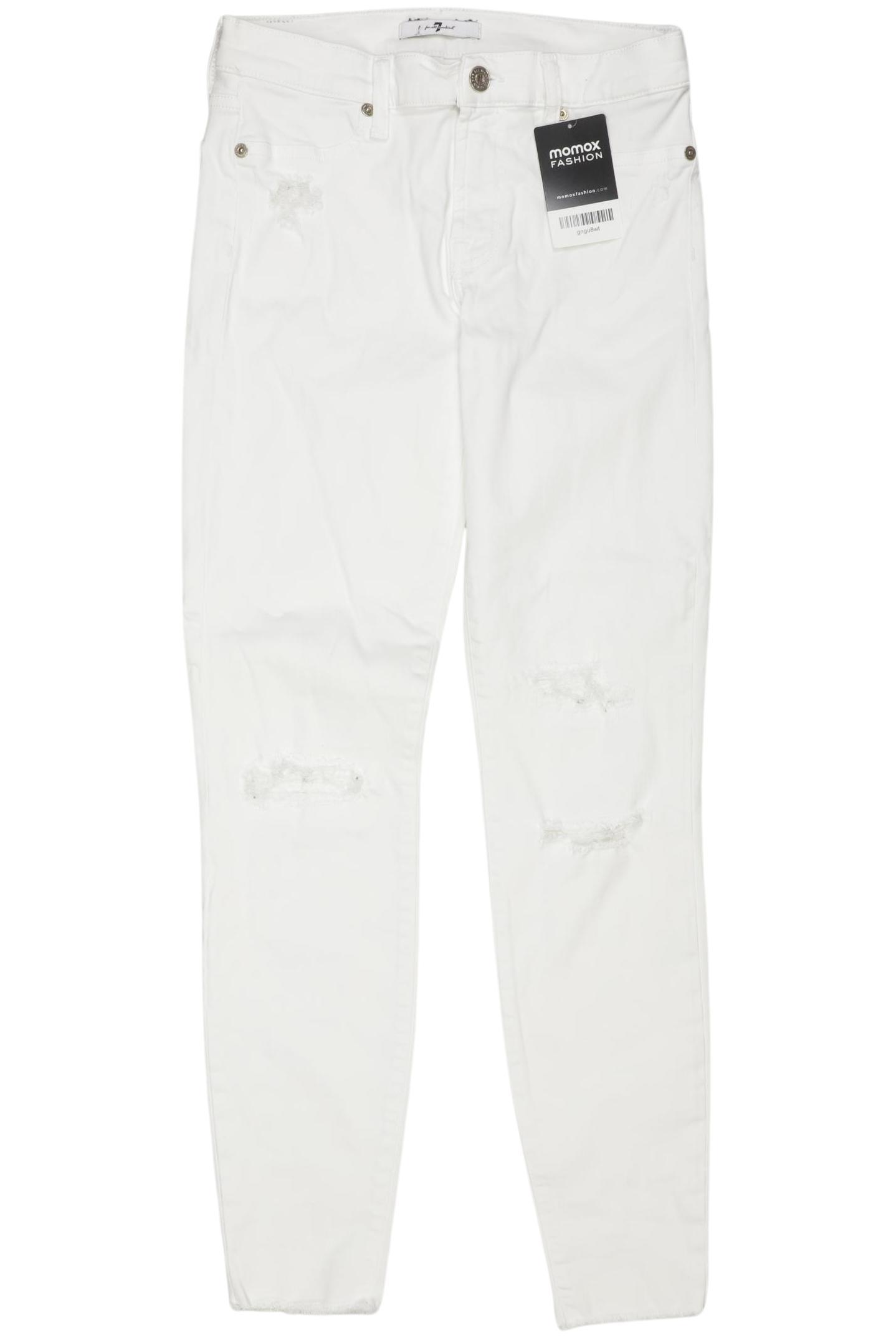 

7 for all mankind Damen Jeans, weiß, Gr. 28