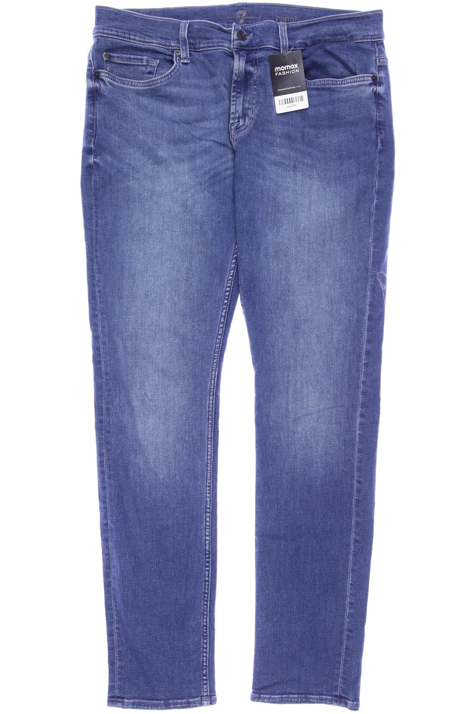 

7 for all mankind Herren Jeans, blau