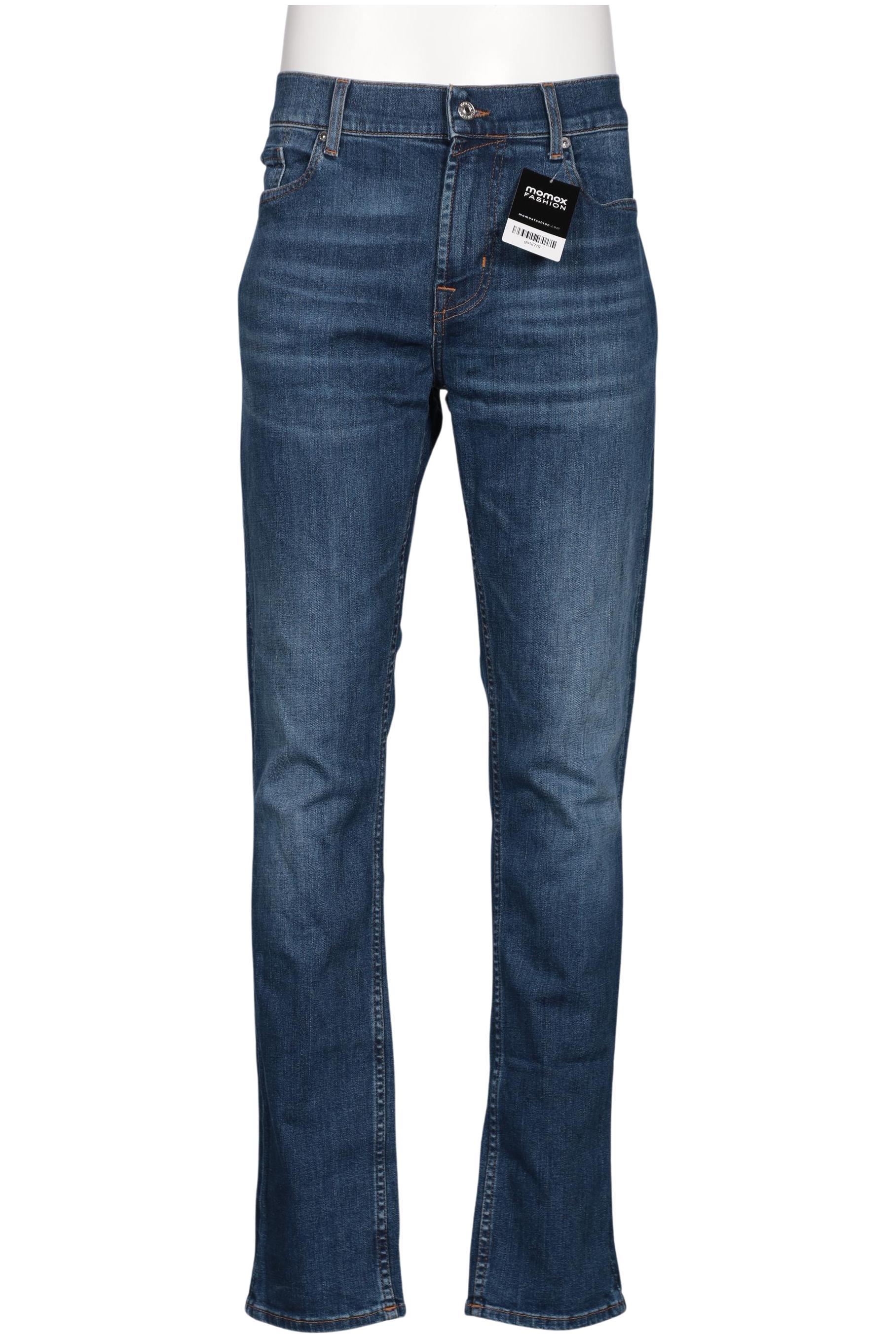 

7 for all mankind Herren Jeans, blau, Gr. 34