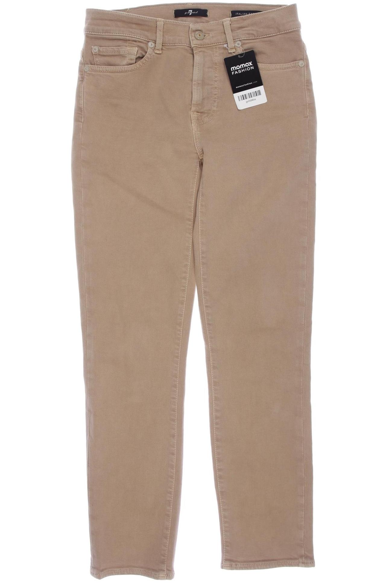 

7 for all mankind Damen Jeans, beige, Gr. 27