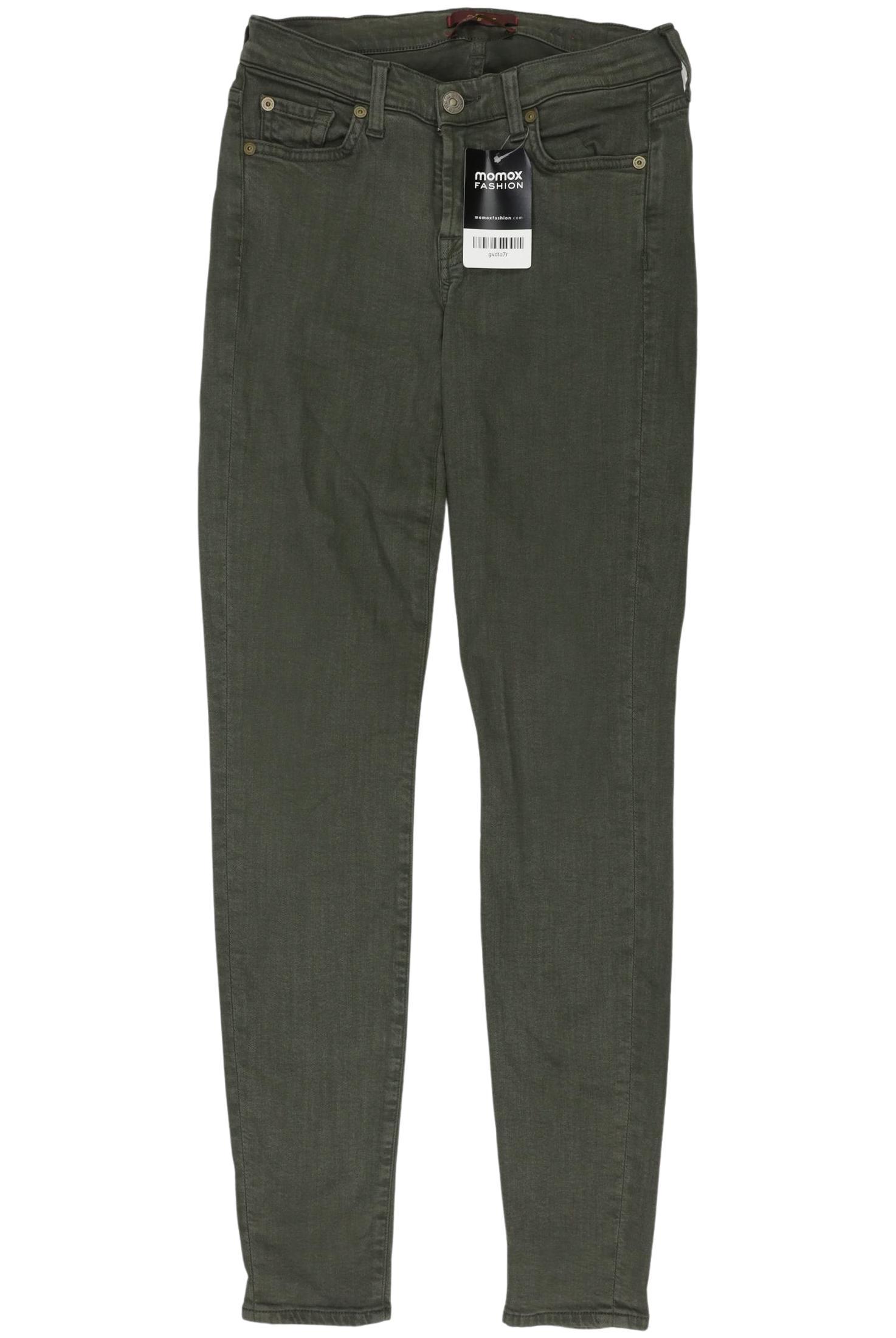 

7 for all mankind Damen Jeans, grün, Gr. 26