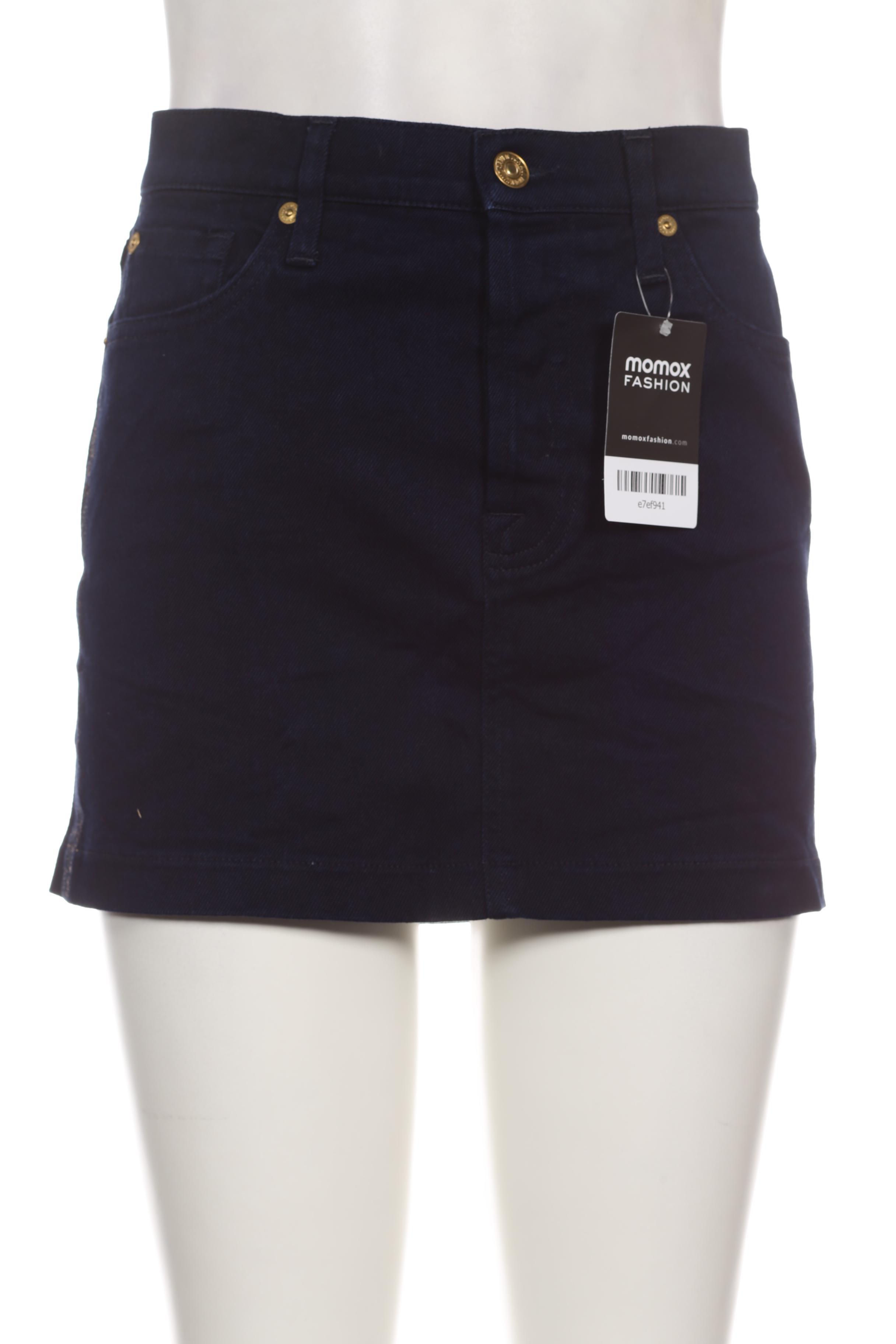 

7 for all mankind Damen Rock, marineblau