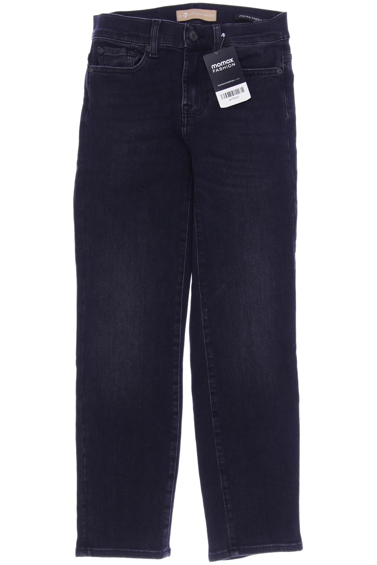 

7 for all mankind Damen Jeans, schwarz