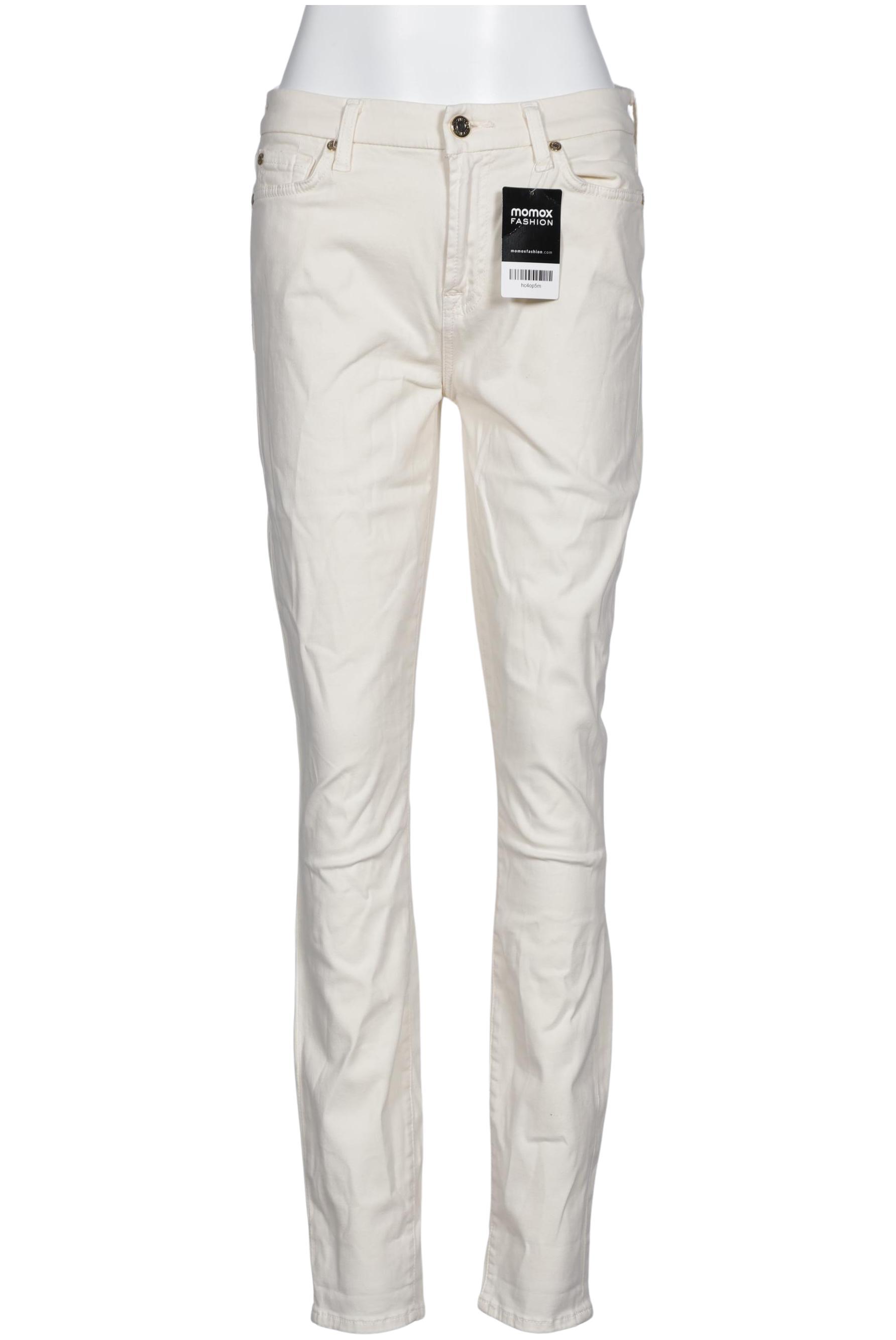 

7 for all mankind Damen Stoffhose, cremeweiß, Gr. 28