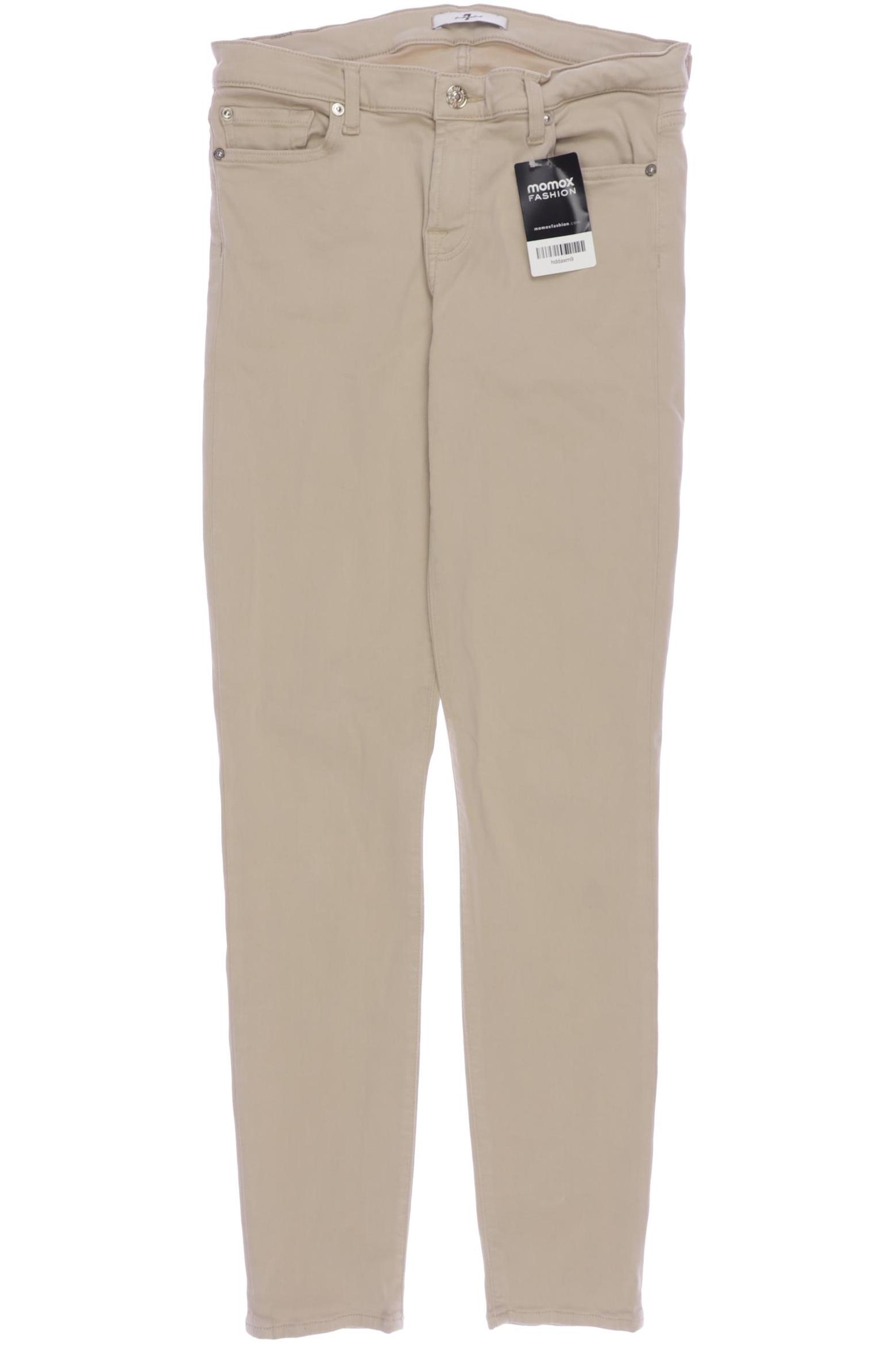 

7 for all mankind Damen Jeans, beige, Gr. 30