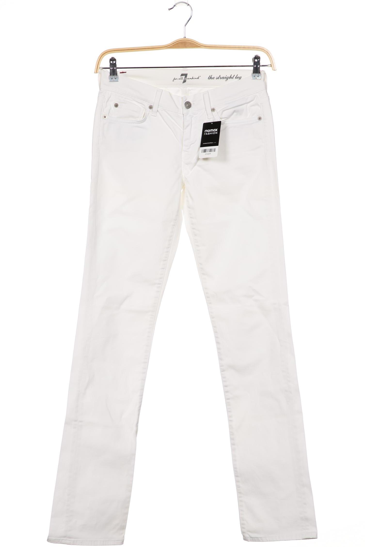 

7 for all mankind Damen Jeans, weiß