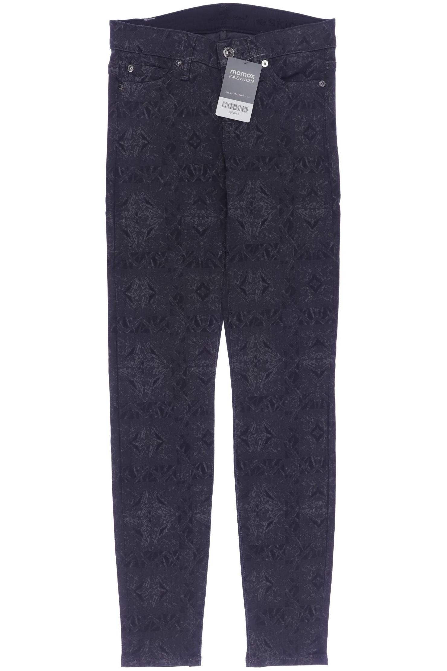 

7 for all mankind Damen Jeans, schwarz, Gr. 24