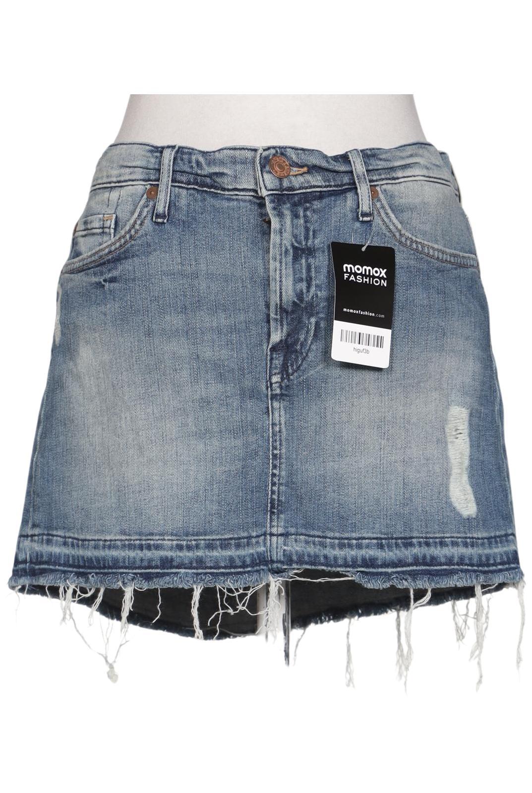 

7 for all mankind Damen Rock, blau, Gr. 30