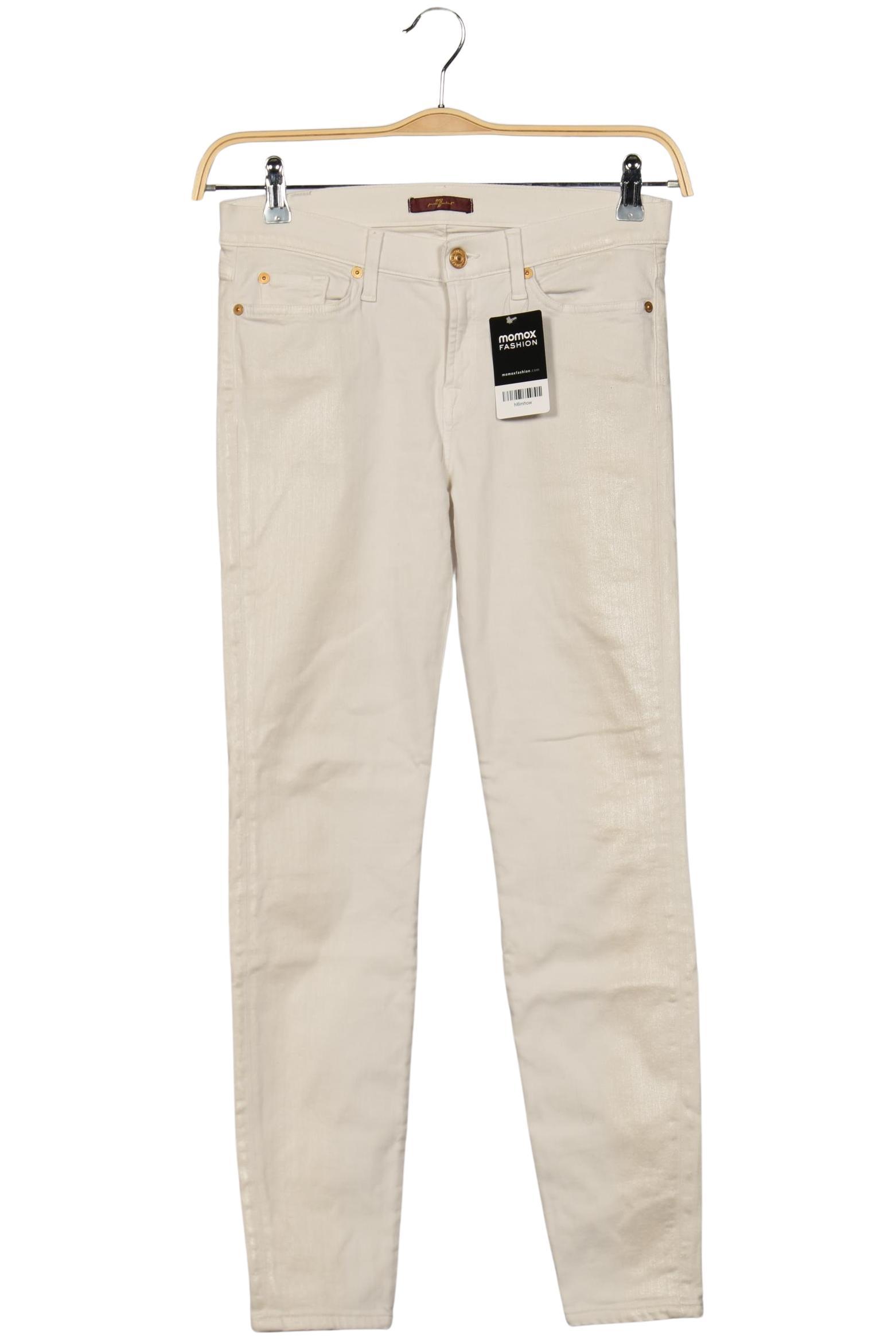 

7 for all mankind Damen Jeans, cremeweiß, Gr. 29