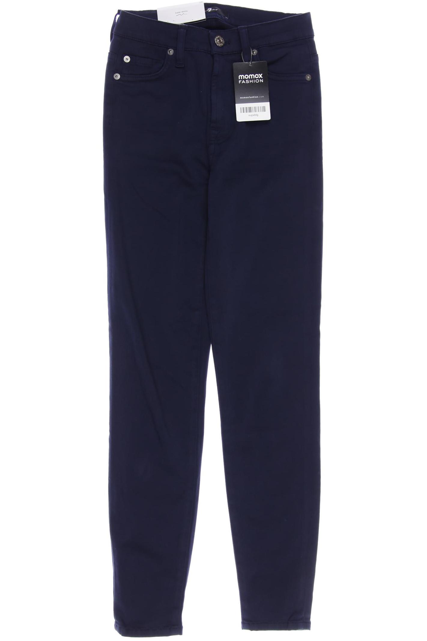 

7 for all mankind Damen Stoffhose, marineblau