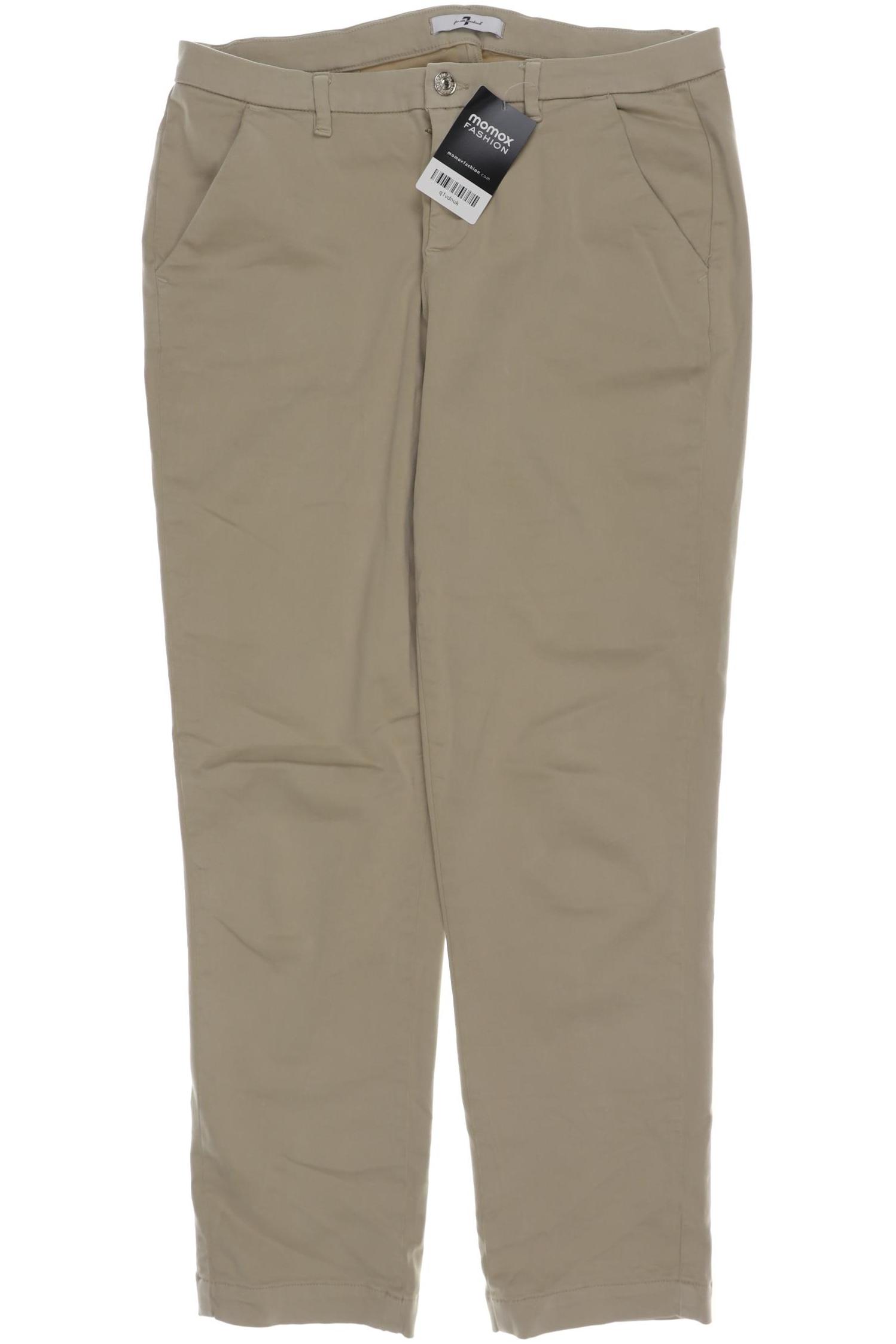 

7 for all mankind Damen Stoffhose, beige, Gr. 30