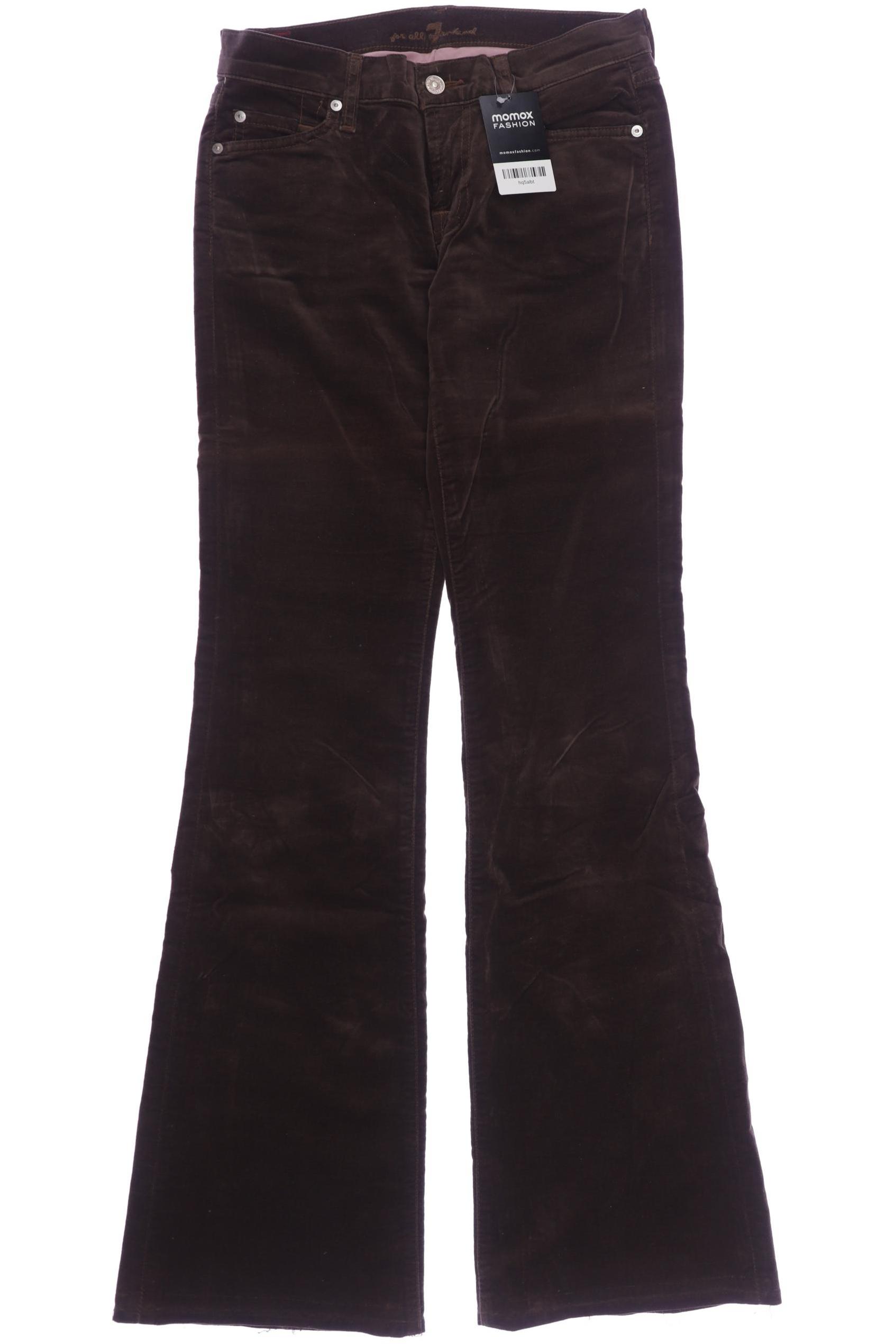 

7 for all mankind Damen Stoffhose, braun, Gr. 26