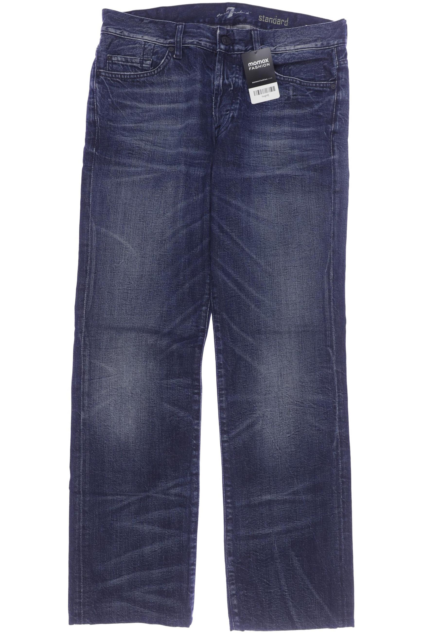 

7 for all mankind Herren Jeans, blau, Gr. 34