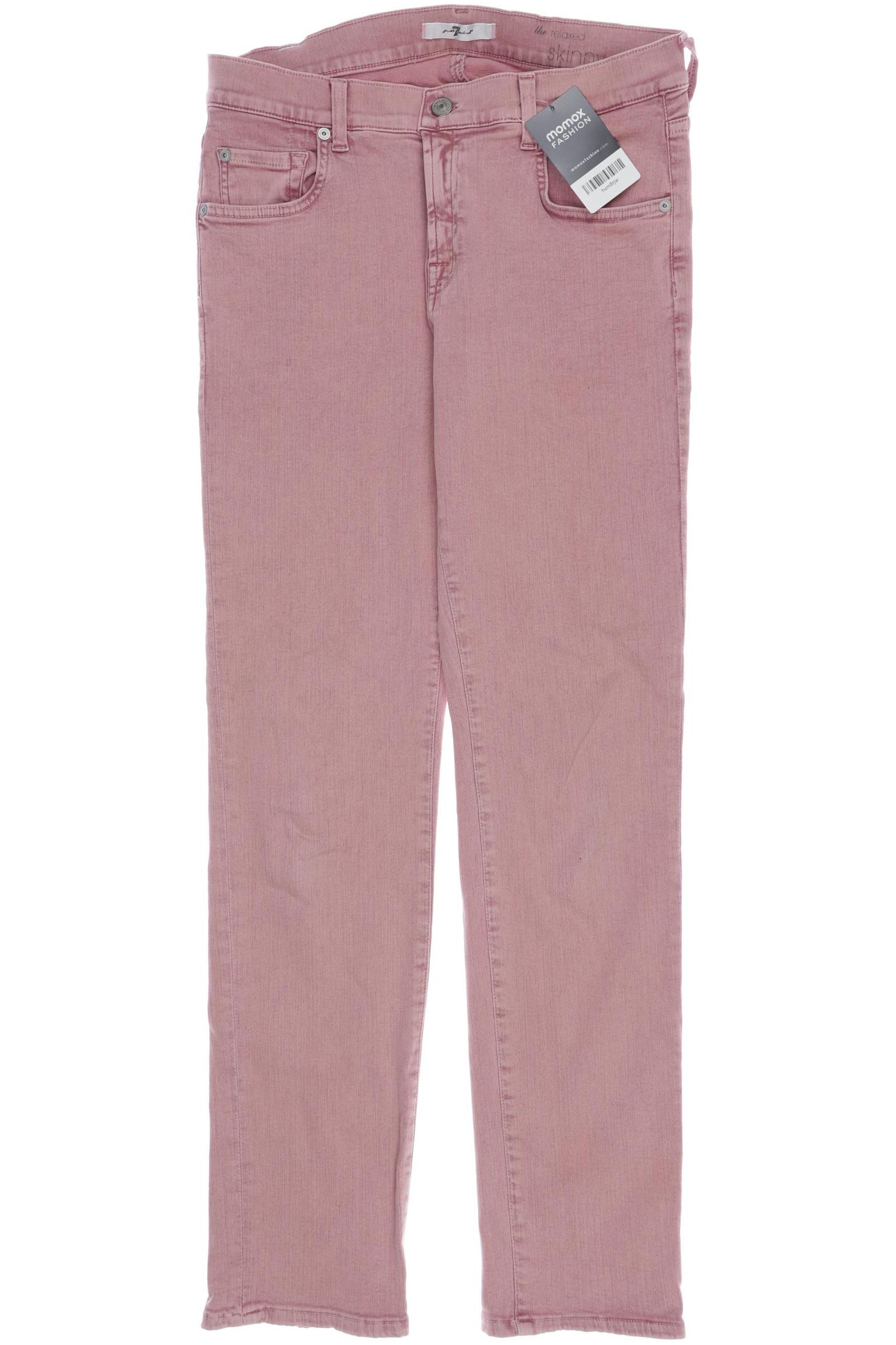 

7 for all mankind Damen Jeans, pink, Gr. 27