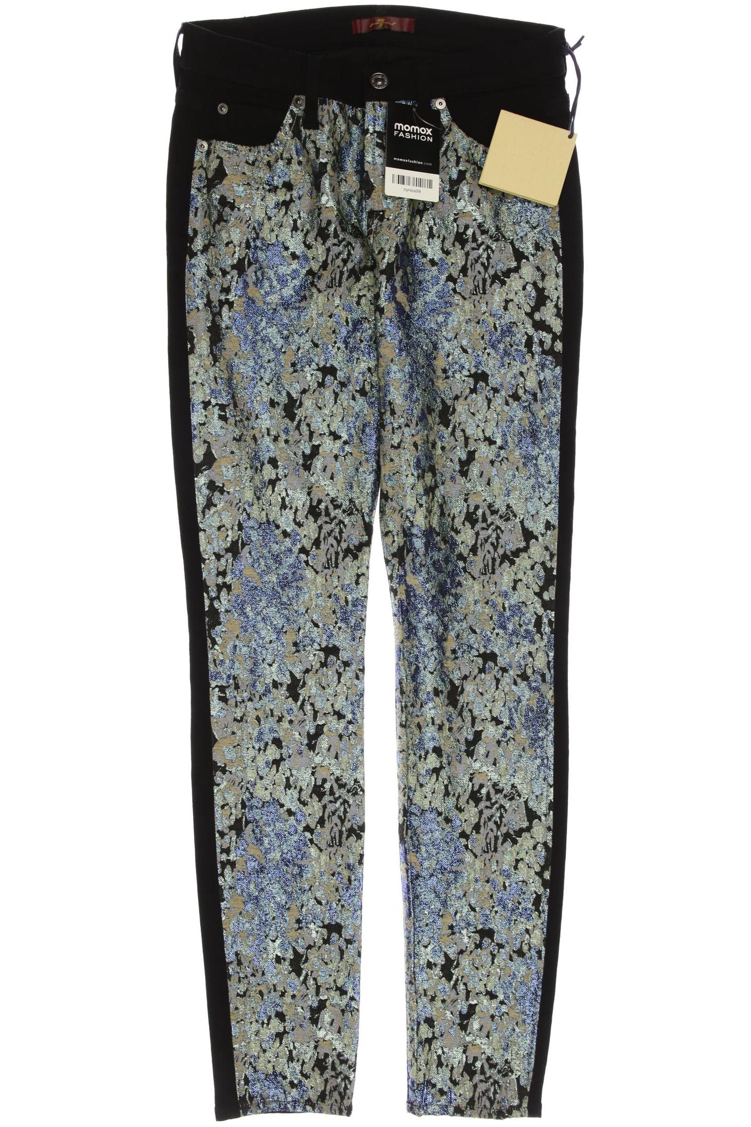 

7 for all mankind Damen Stoffhose, schwarz, Gr. 28