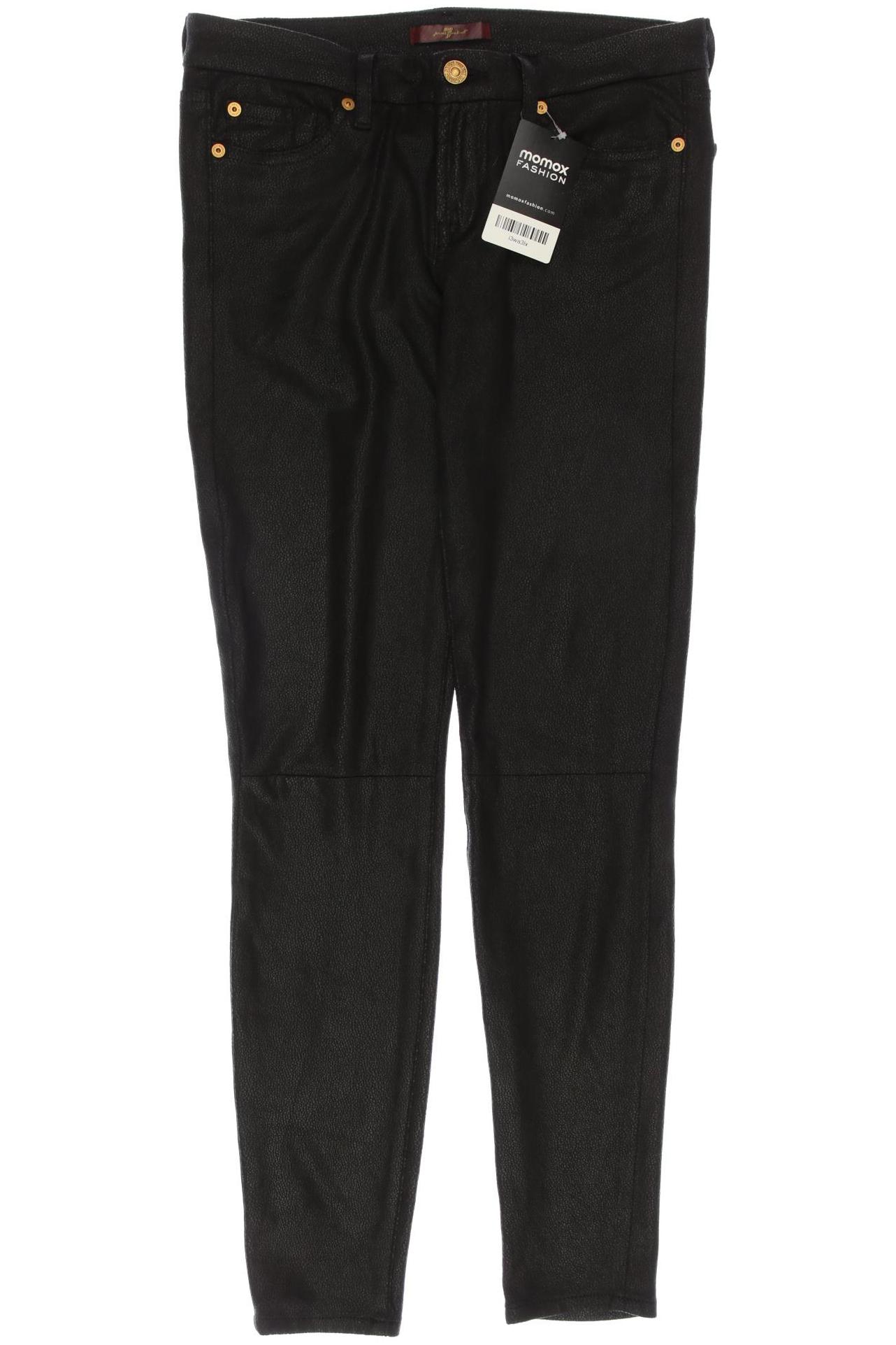 

7 for all mankind Damen Stoffhose, schwarz