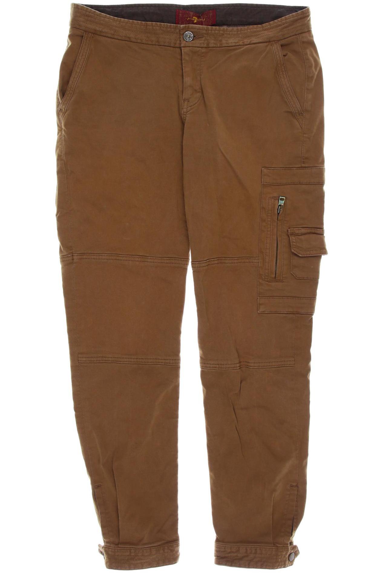 

7 for all mankind Damen Stoffhose, braun, Gr. 27