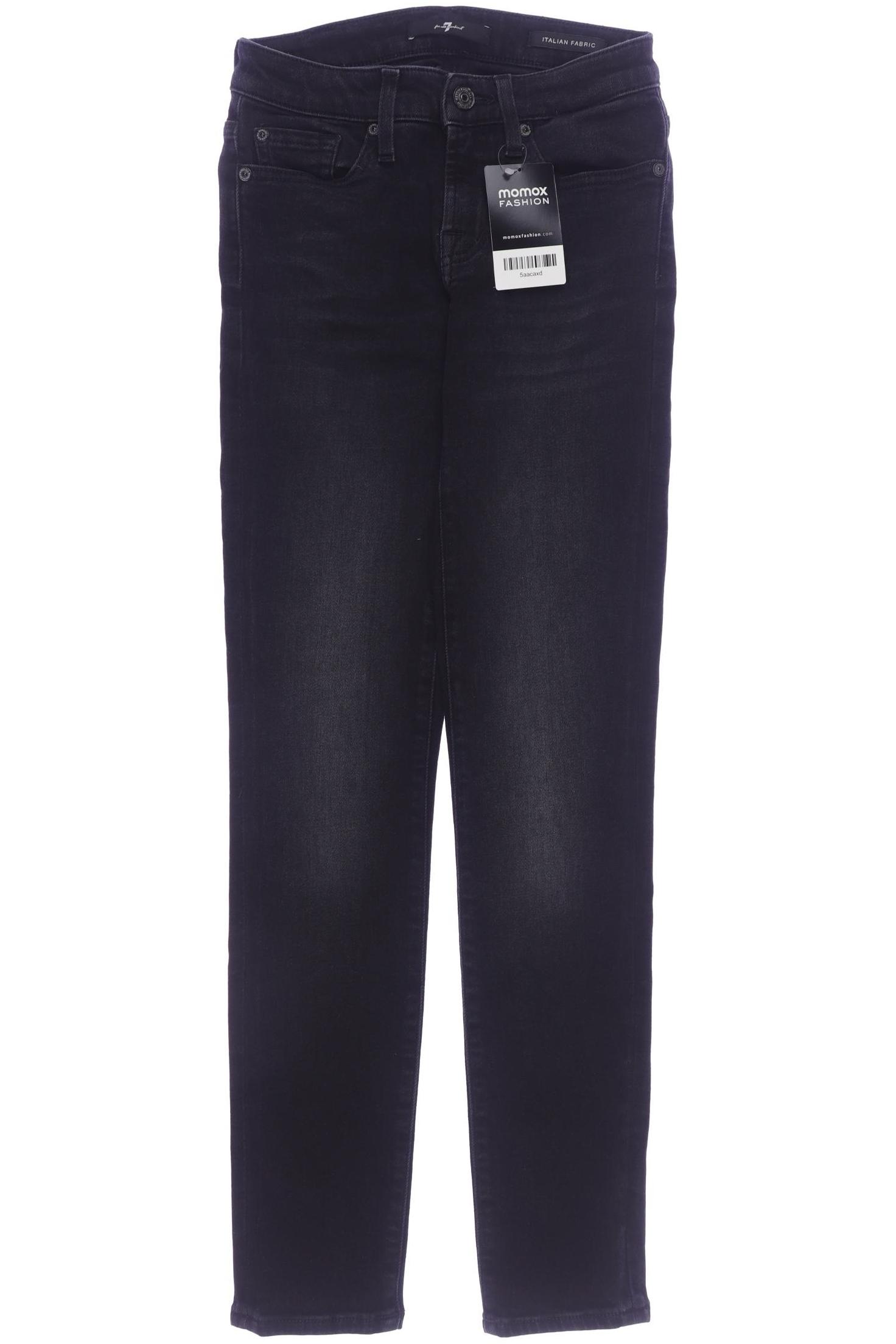 

7 for all mankind Damen Jeans, schwarz, Gr. 25