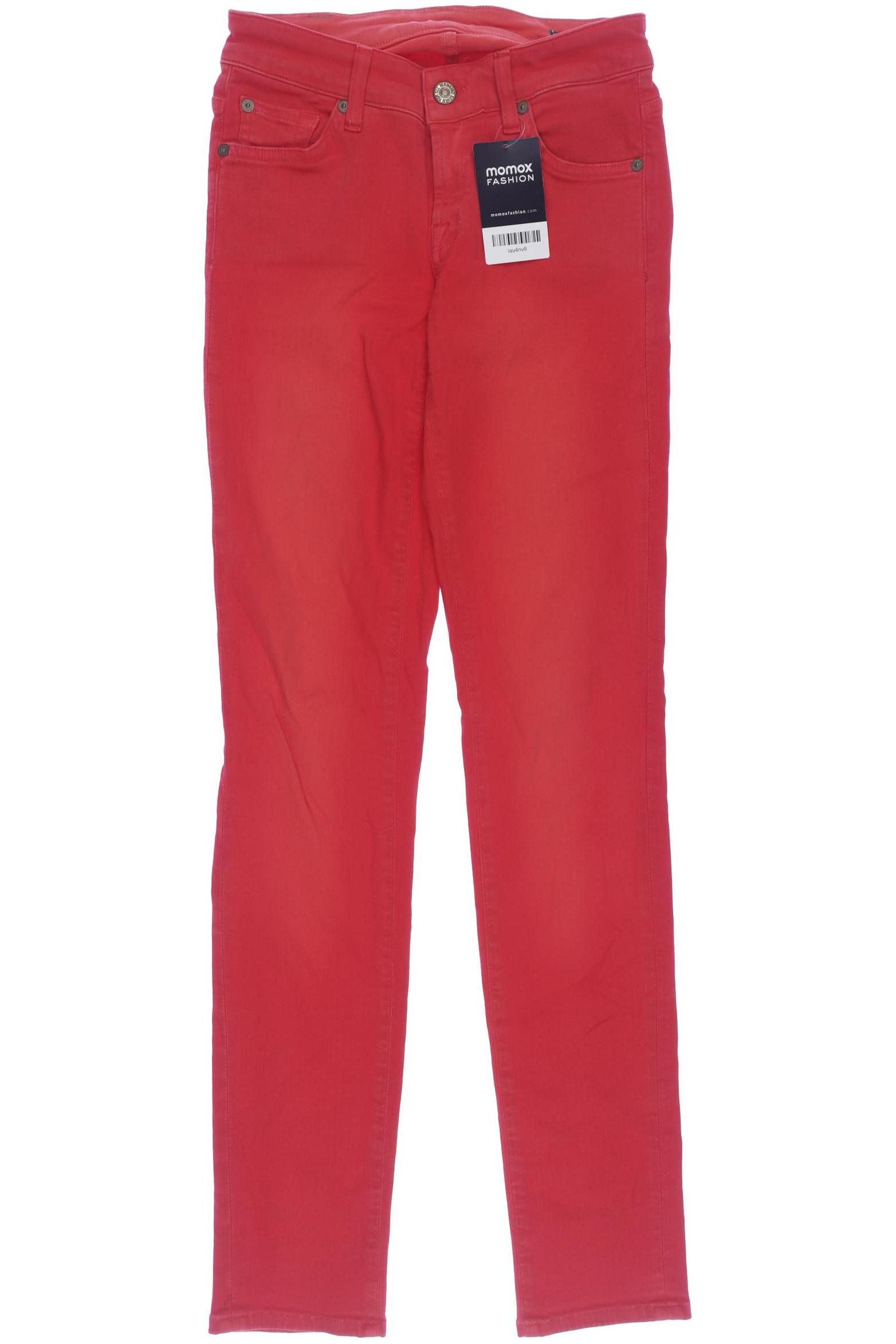 

7 for all mankind Damen Jeans, rot, Gr. 26