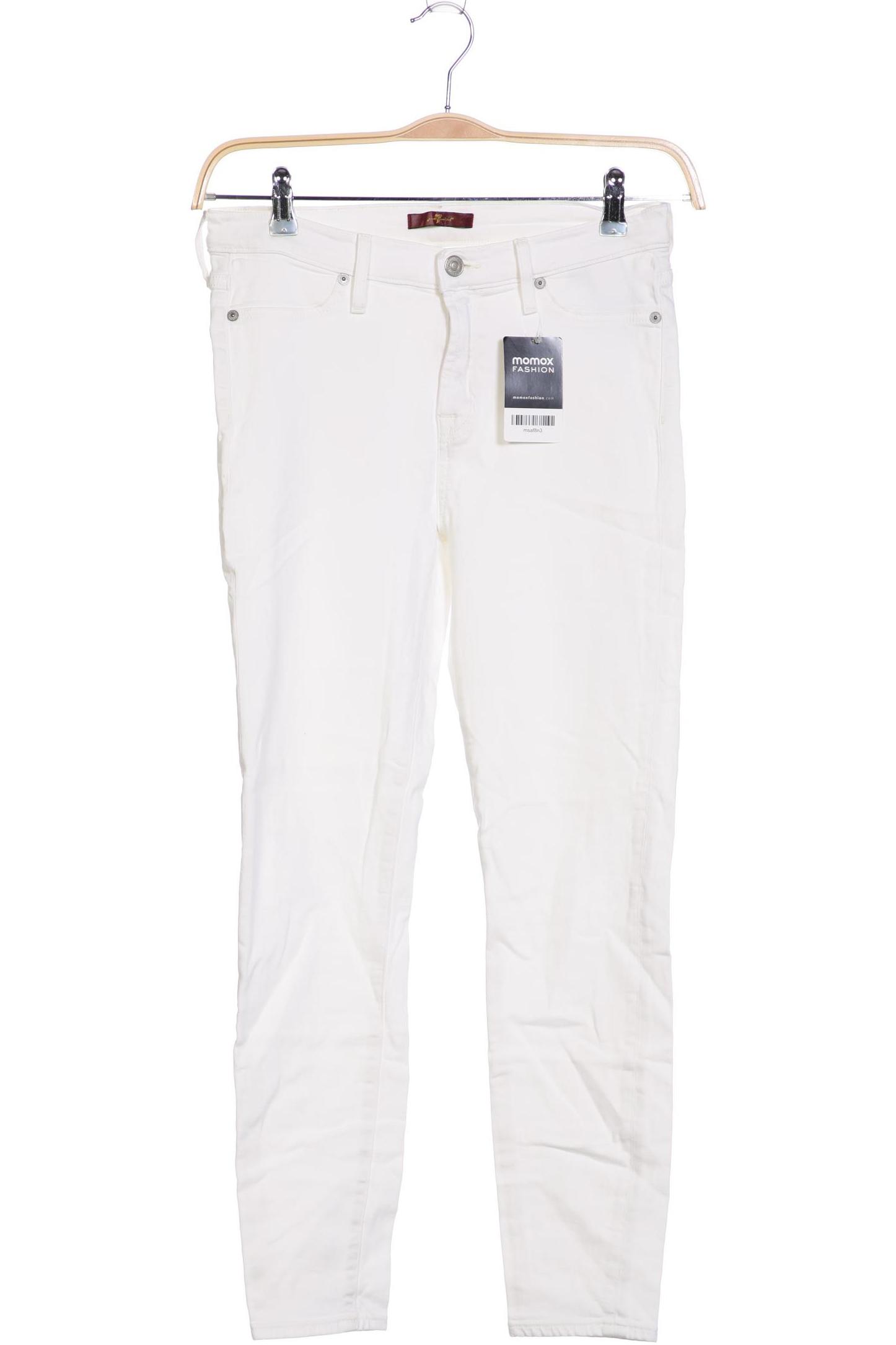 

7 for all mankind Damen Jeans, weiß