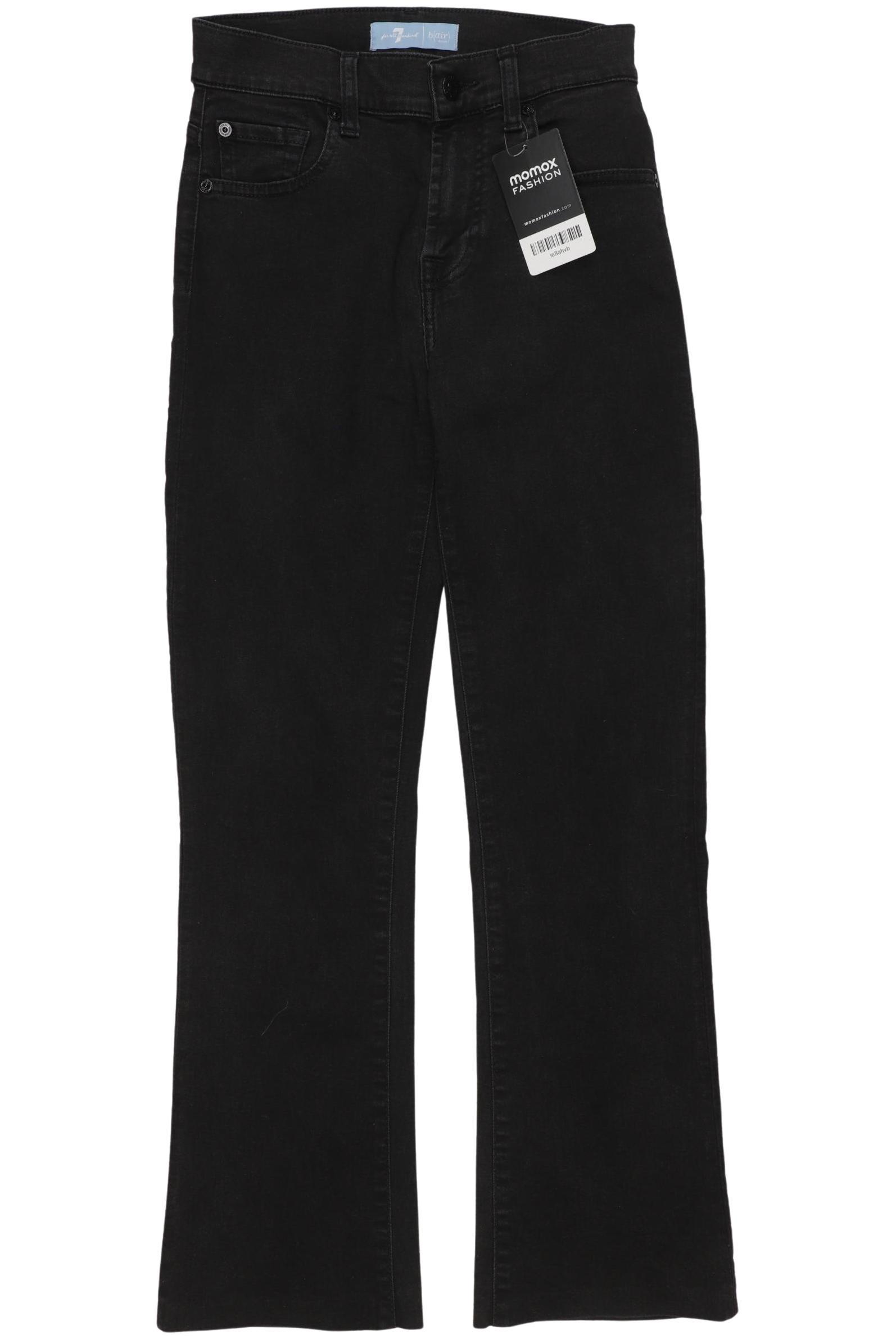 

7 for all mankind Damen Jeans, schwarz, Gr. 24