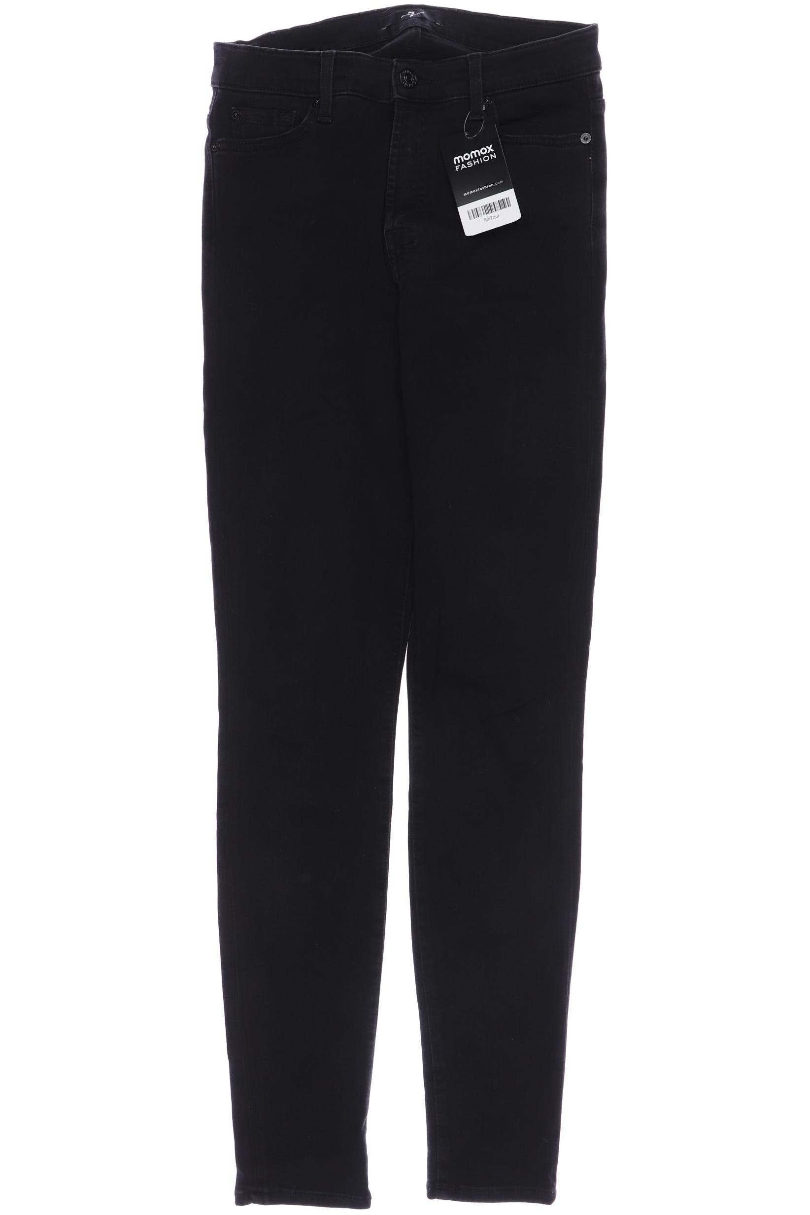 

7 for all mankind Damen Jeans, schwarz