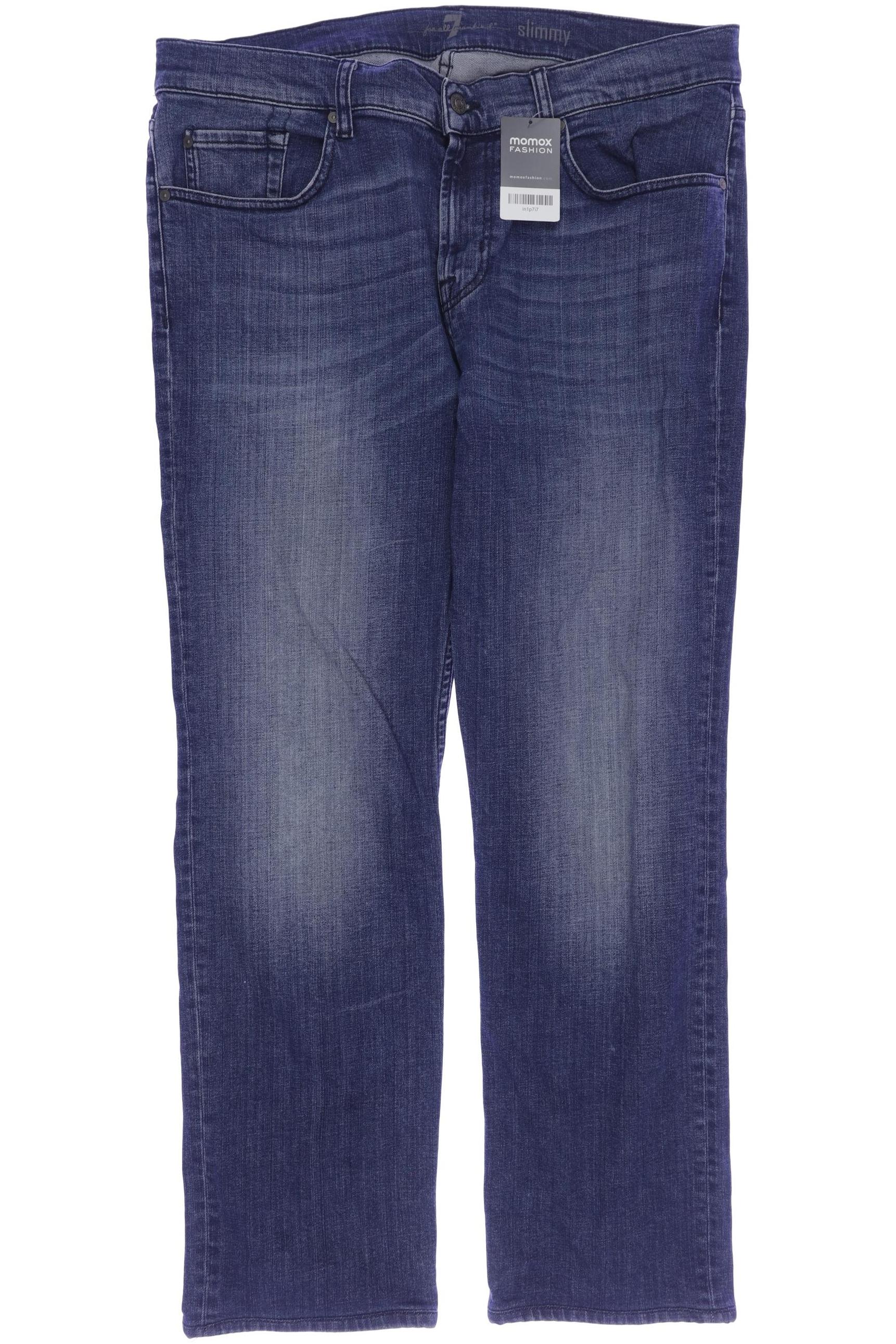 

7 for all mankind Herren Jeans, blau, Gr. 38
