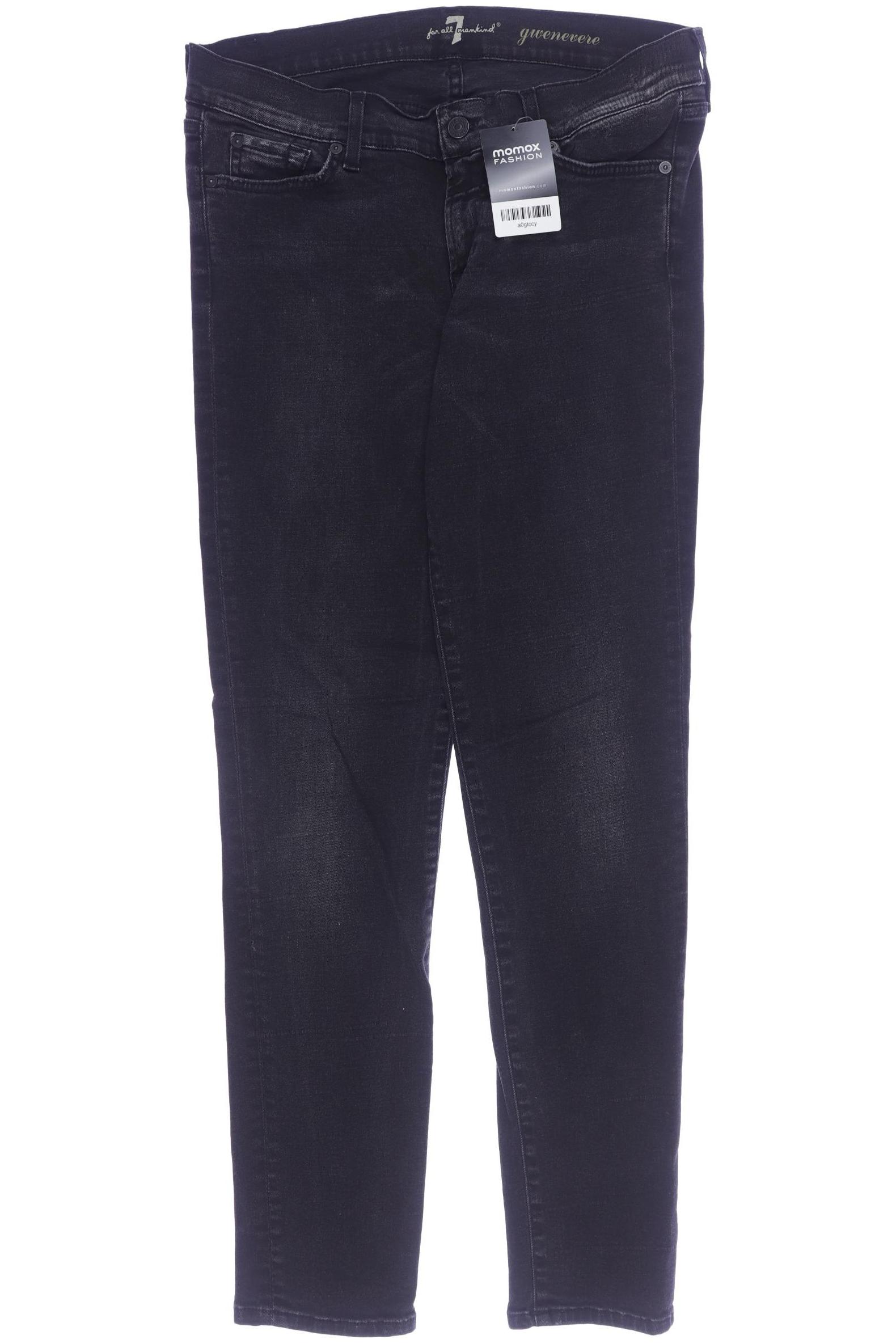 

7 for all mankind Damen Jeans, schwarz, Gr. 30
